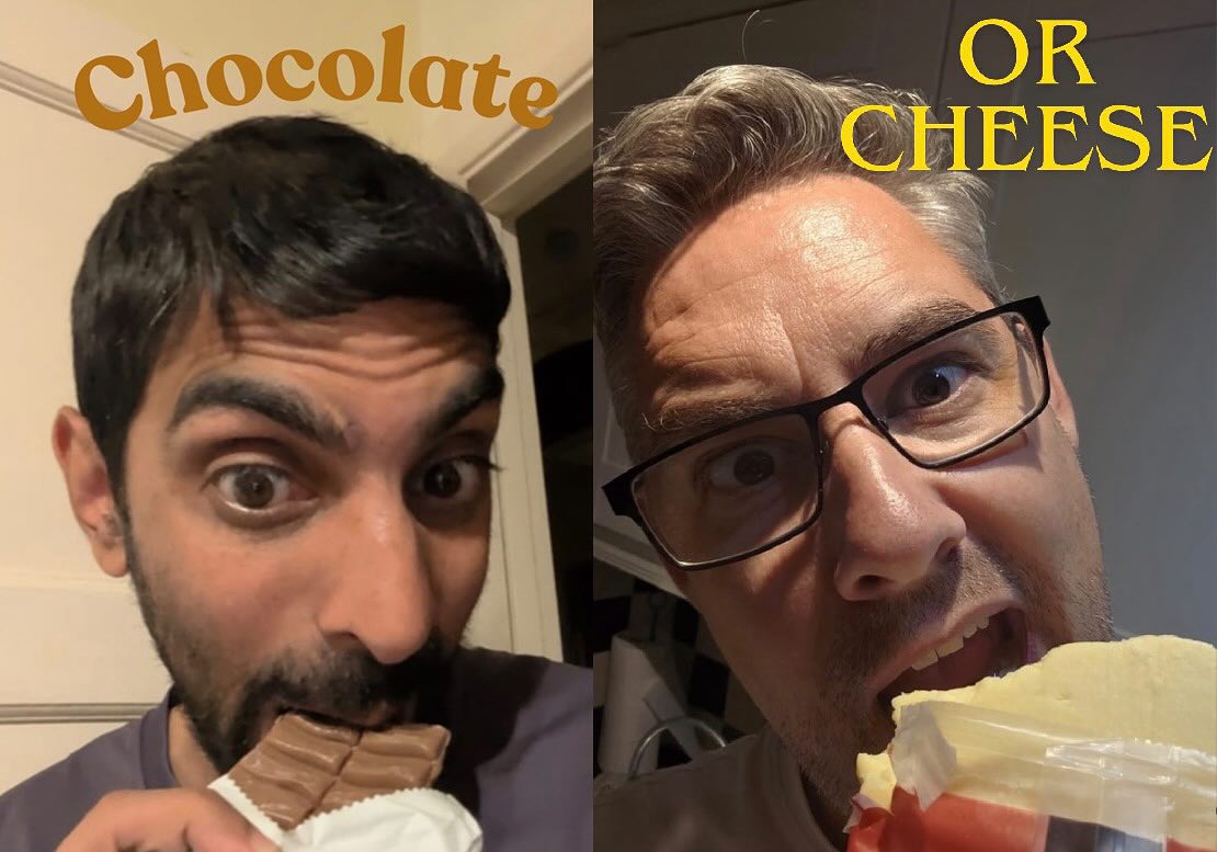 You can only have one at a Social Gathering weekend. Tell us which you are bringing!
Chocolate or Cheese?