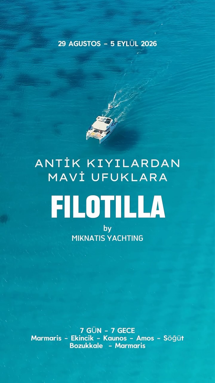 Ege ve Akdeniz’in turkuaz sularında yelken açmaya, antik kıyılardan mavi ufuklara uzanmaya hazır mısınız? ⛵️✨
29 Ağustos - 5 Eylül tarihleri arasında gerçekleşecek Mıknatıs Filotilla ile yeni nesil yelkenli yat ve katamaranlarımızla denizde özgürlüğü, tarihin gizemini ve eşsiz bir gastronomi deneyimini bir araya getiriyoruz!
Her gün rüzgarla yeni bir koya süzüleceğimiz, heyecan dolu yarışlarla takımların ruhunu ortaya koyacağımız ve akşamları yıldızların altında kutlayacağımız bu eşsiz filotilladaki yerinizi almak ve teknelerimizi incelemek için bizimle hemen iletişime geçin! ⚓️👇📩
Detaylı bilgi ve rezervasyon için bize DM yoluyla ya da profilimizdeki linkten ulaşabilirsiniz.
#MıknatısYachting #MaviYolculuk #Filotilla #YelkenliTatil #Katamaran Marmaris Dalyan Göcek YelkenTutkusu SailingLife ReelsTurkey SailingFlotilla YachtRental YelkenEğitimi TatilFikirleri