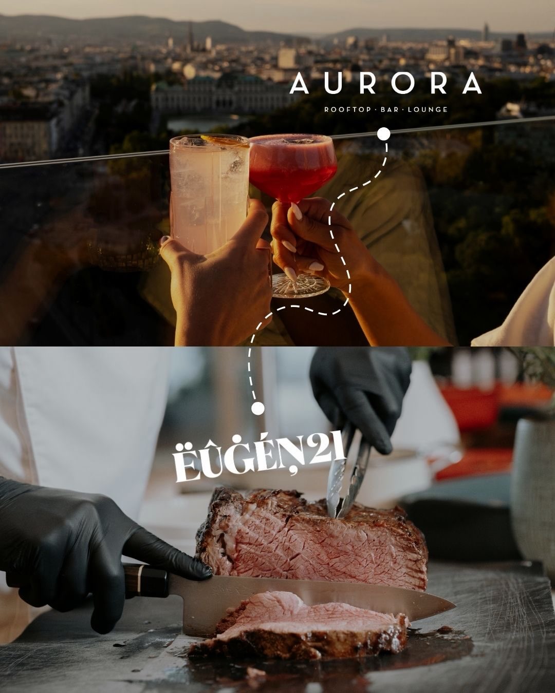 Taste the Summer. ☀️
Start your Friday evening with a welcome aperitif at Aurora Rooftop Bar, then continue the night at Eugén21 for an exclusive Grill & Chill experience. Savour grilled specialties, seasonal delights, and the unmistakable atmosphere of a perfect summer evening. ✨🔥
• Welcome aperitif at the Aurora Rooftop Bar
• Chef’s Choice starter at Eugen21
• Unlimited enjoyment of selected grilled specialties
• Salad buffet and a variety of side dishes
• Chef’s Choice dessert
#bestoftheday #aurorarooftopbar #eugen21 #summervibes☀️