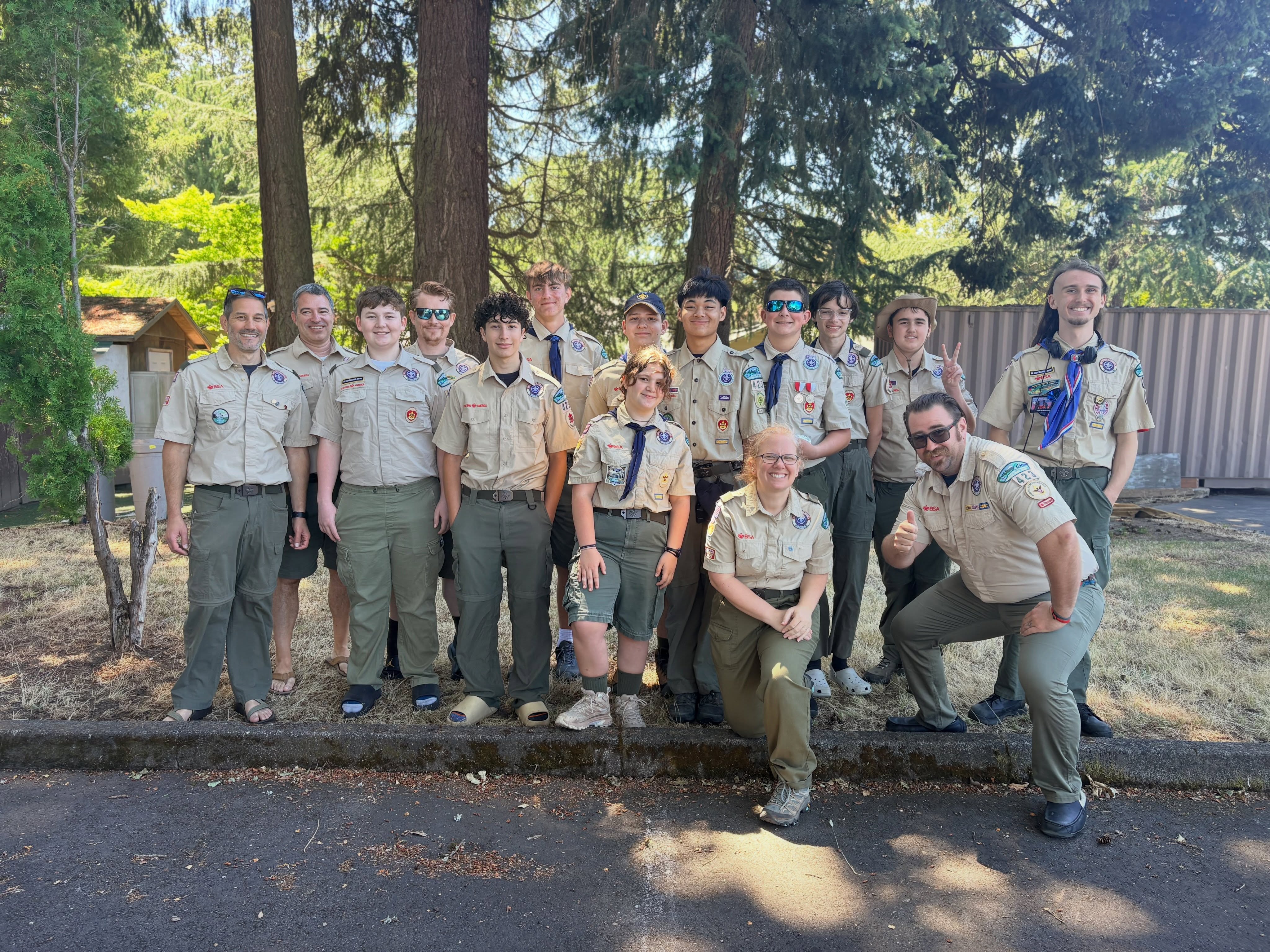 Troop 423 is hitting the trail! ⛰️ Off to Camp Pioneer for a week of backpacking, mountain views, and unforgettable memories on the Cascade Trek. @cpcscouting