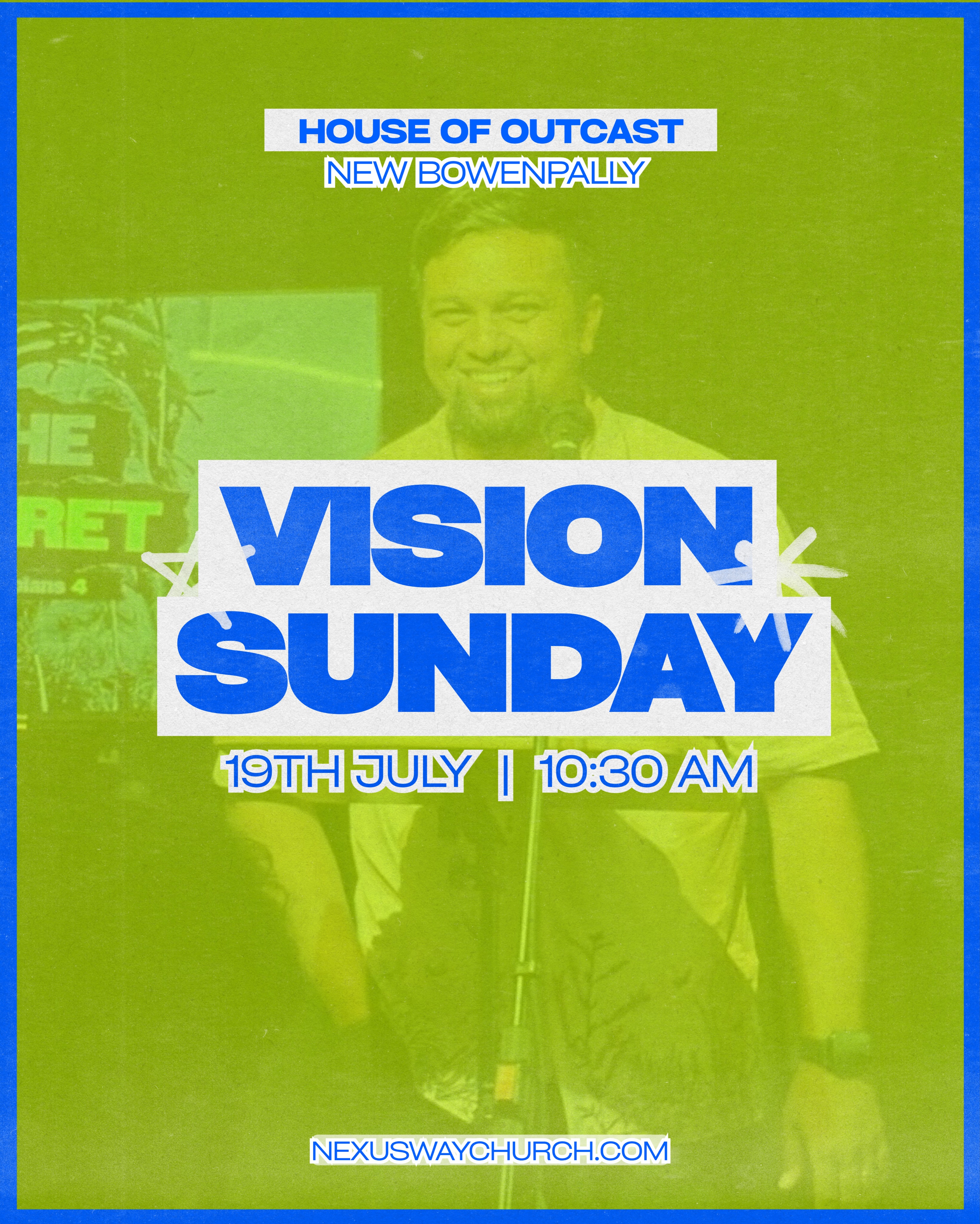 Vision isn’t just about seeing what’s ahead.
It’s about seeing what God sees.
Join us this Vision Sunday as we step into all that God has in store.
📍 House of Outcast – New Bowenpally
🗓️ 19th July | 🕥 10:30 AM
We can’t wait to see you!