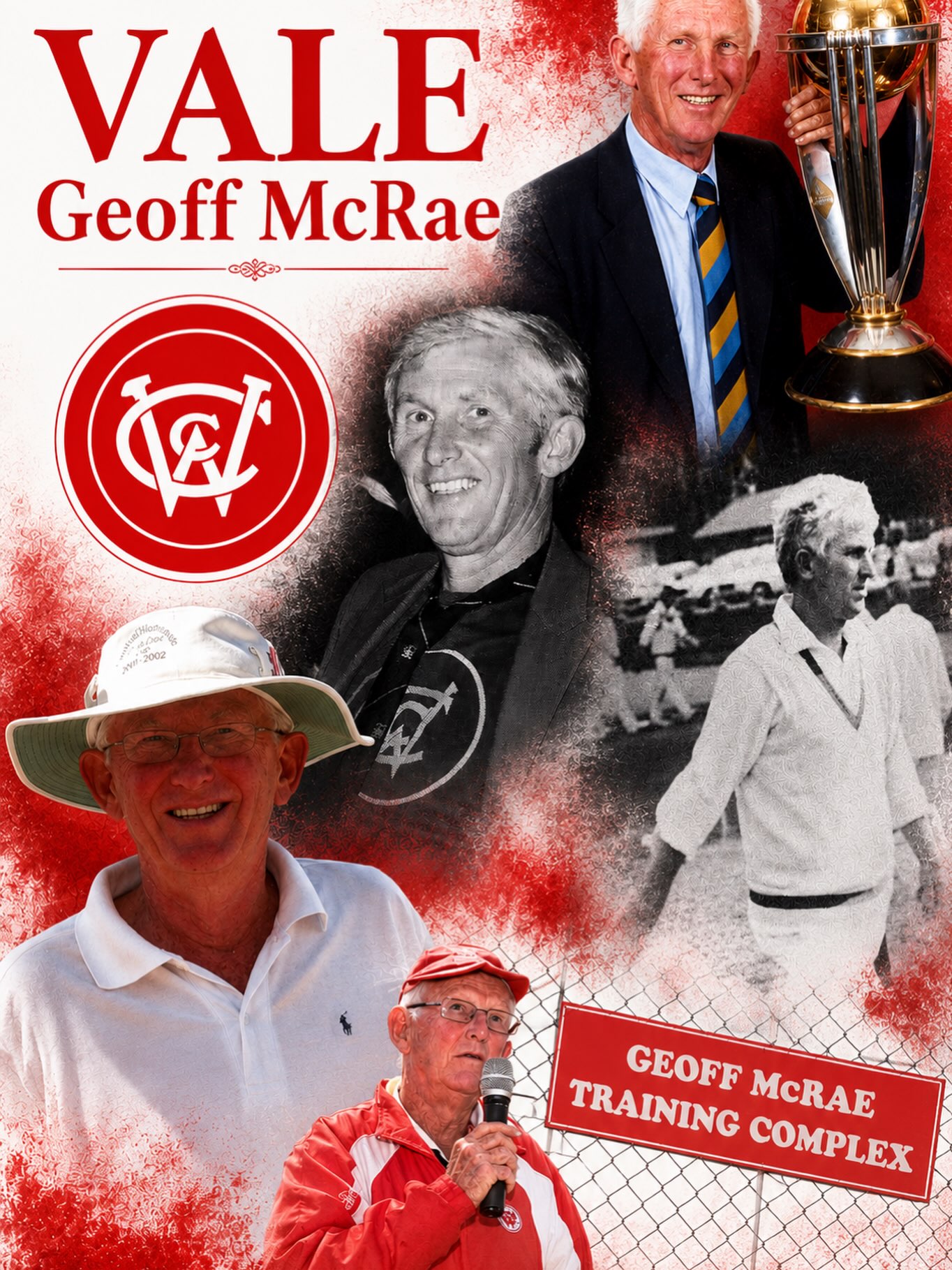 🤍❤️A quick message from the McRae family❤️🤍
We sincerely express our gratitude and thanks to everyone for your presence at Dad’s funeral on Friday, and also for the heartfelt messages we have received. Your kindness and support means so much to us. Special thanks to our friends at Wendouree CC who helped us prepare Dad’s farewell to celebrate his life.
Nola, Sally, Jen and Tim McRae.