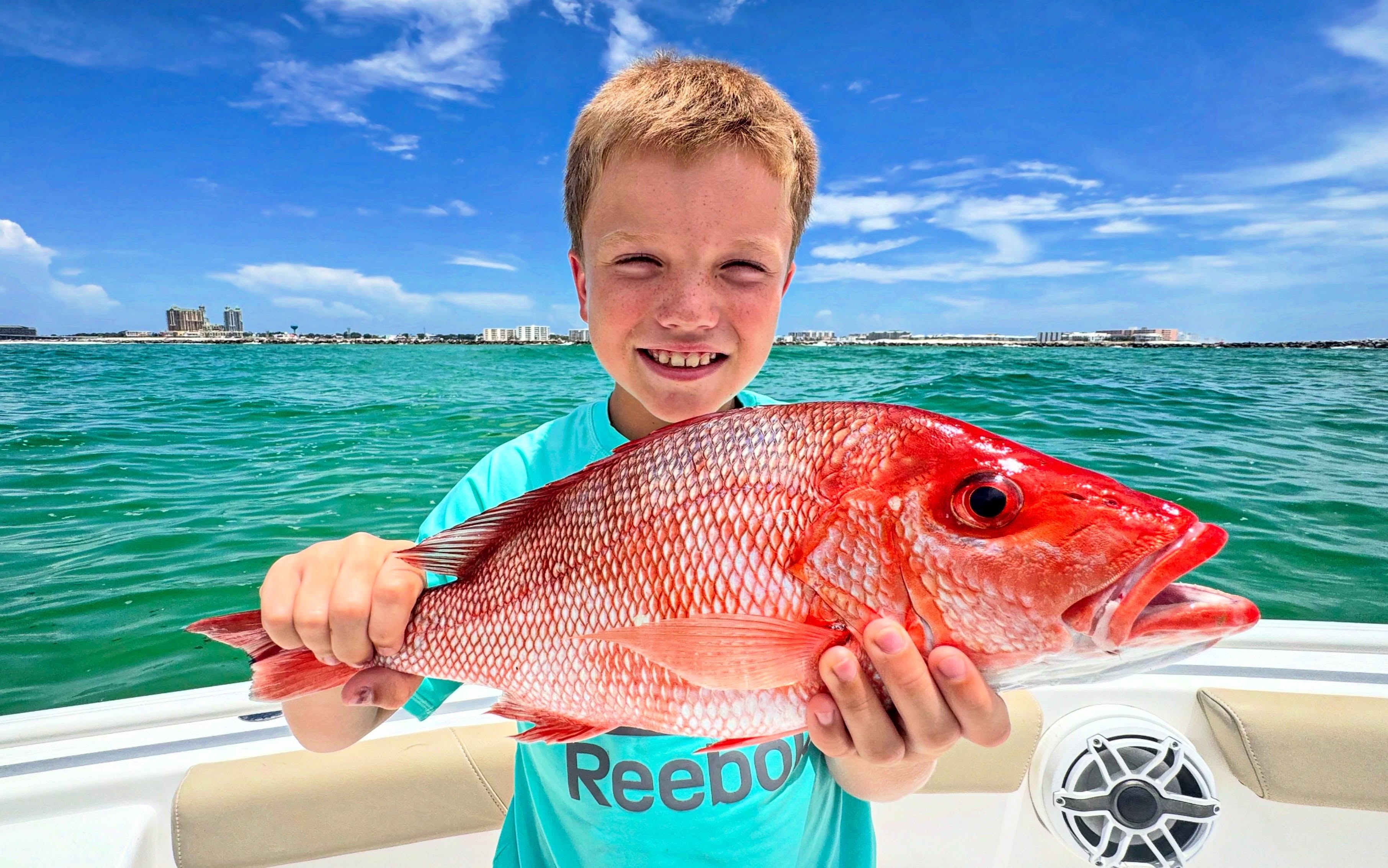 I always get excited when I get to take a dad and his son fishing. I heard “fishing obsessed son” and decided to take Chip fishing on my day off. I’m glad we went.
#gag #redsnapper #kansas #vacation #fish