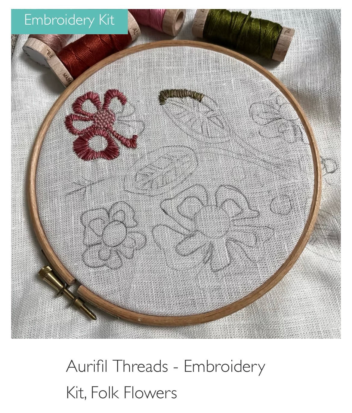 New kit release ..... It's the popular Folk Flowers design, and this time it's with Aurifil threads! @aurifilthread
I haven't finished stitching the whole design, but you would have previously seen it in grey linen, so it does come with full instructions.
Make a lined bag, cushion front, or needle case with the large 49cm pure linen panel.
There are only four in stock at the moment, and there is 20% off with the code 20KIT, free UK postage too!
#aurifil #aurifilthread #floss