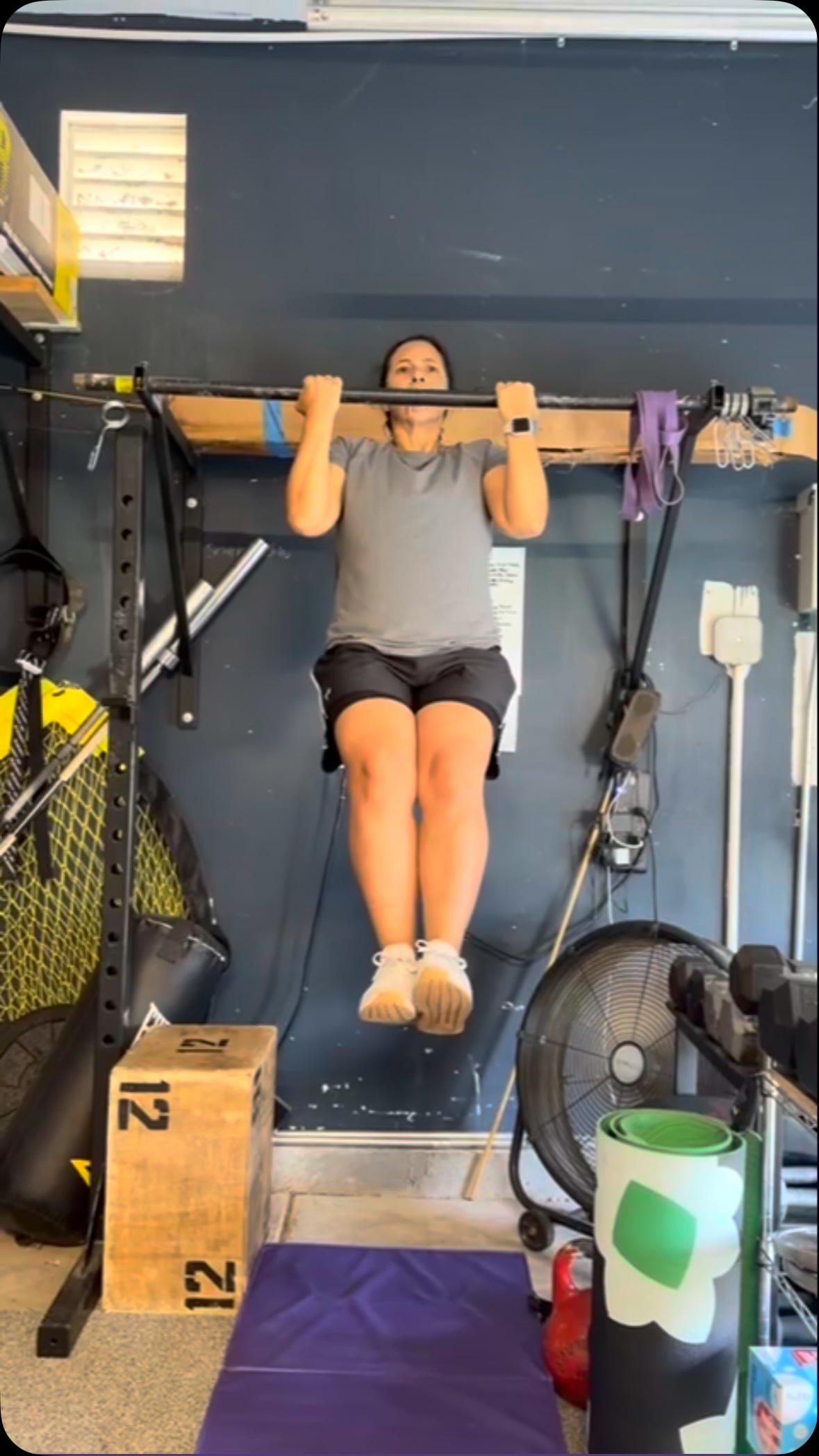 Client Spotlight: This is Nicole. In one year she went from 191lbs to 153lbs… AND doing chin-ups on her own! SO amazing!!