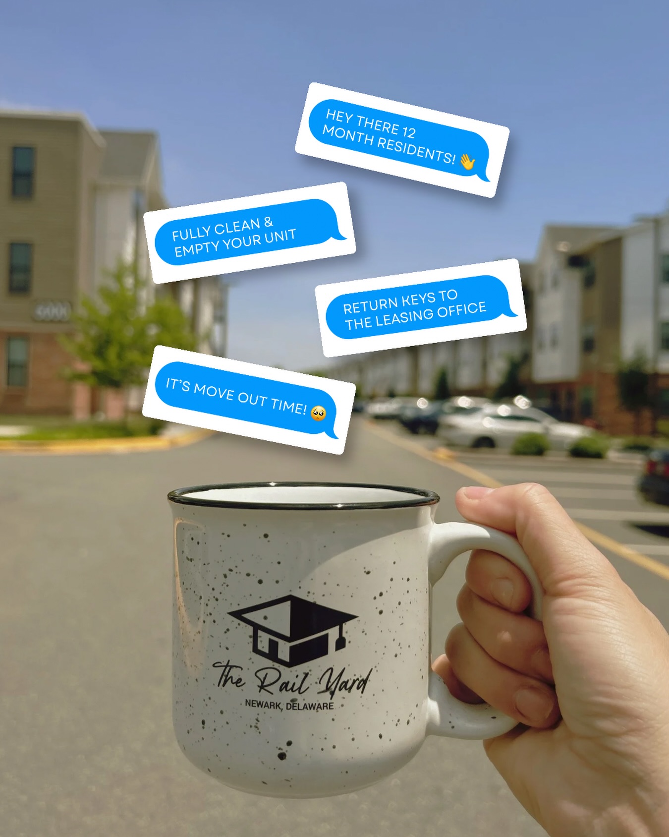 To our 12 month leases: Our cup (and our hearts) are full 💙
To all our residents moving out, thank you for making our community feel like home. We’re going to miss you!
Quick moving checklist before you head out:
1️⃣ Make sure your apartment is clean and completely empty.
2️⃣ Hand in your keys and fobs to the front office.
Safe travels and happy packing! 🚛👋
#CollegeTownCommunities #LiveWithin #MoveOutDay
