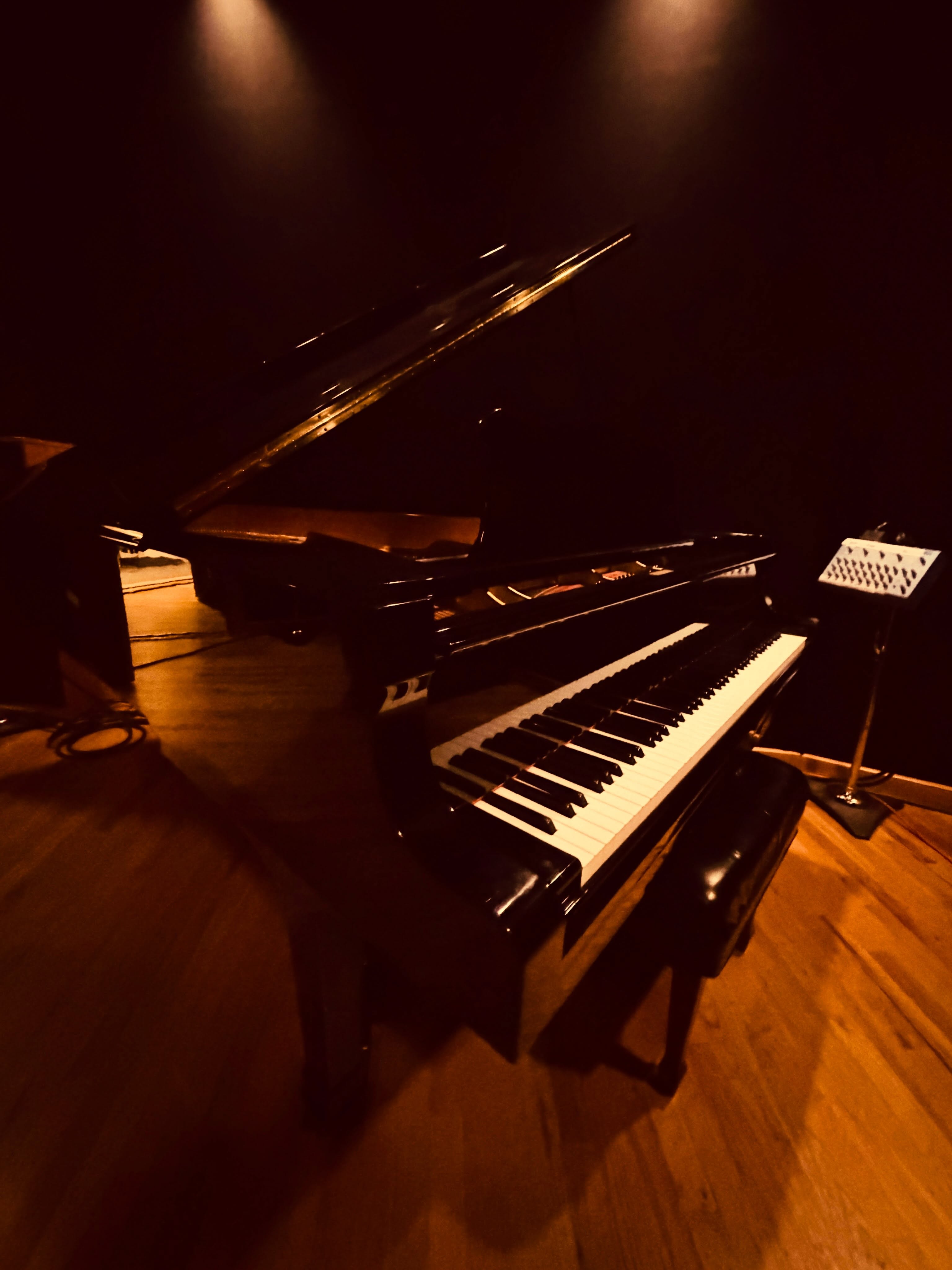 Our Yamaha C6 Conservatory Grand Piano.
This beauty delivers rich, resonant tone with incredible dynamic range, making it the perfect instrument for everything from intimate singer-songwriter sessions to full orchestral recordings. The sustain is heavenly, the action is responsive, and it sits in the main room of Studio A like it was born to be here.
Whether you’re tracking live, layering, or just need that warm acoustic foundation for your next project — this C6 is ready to elevate your sound.