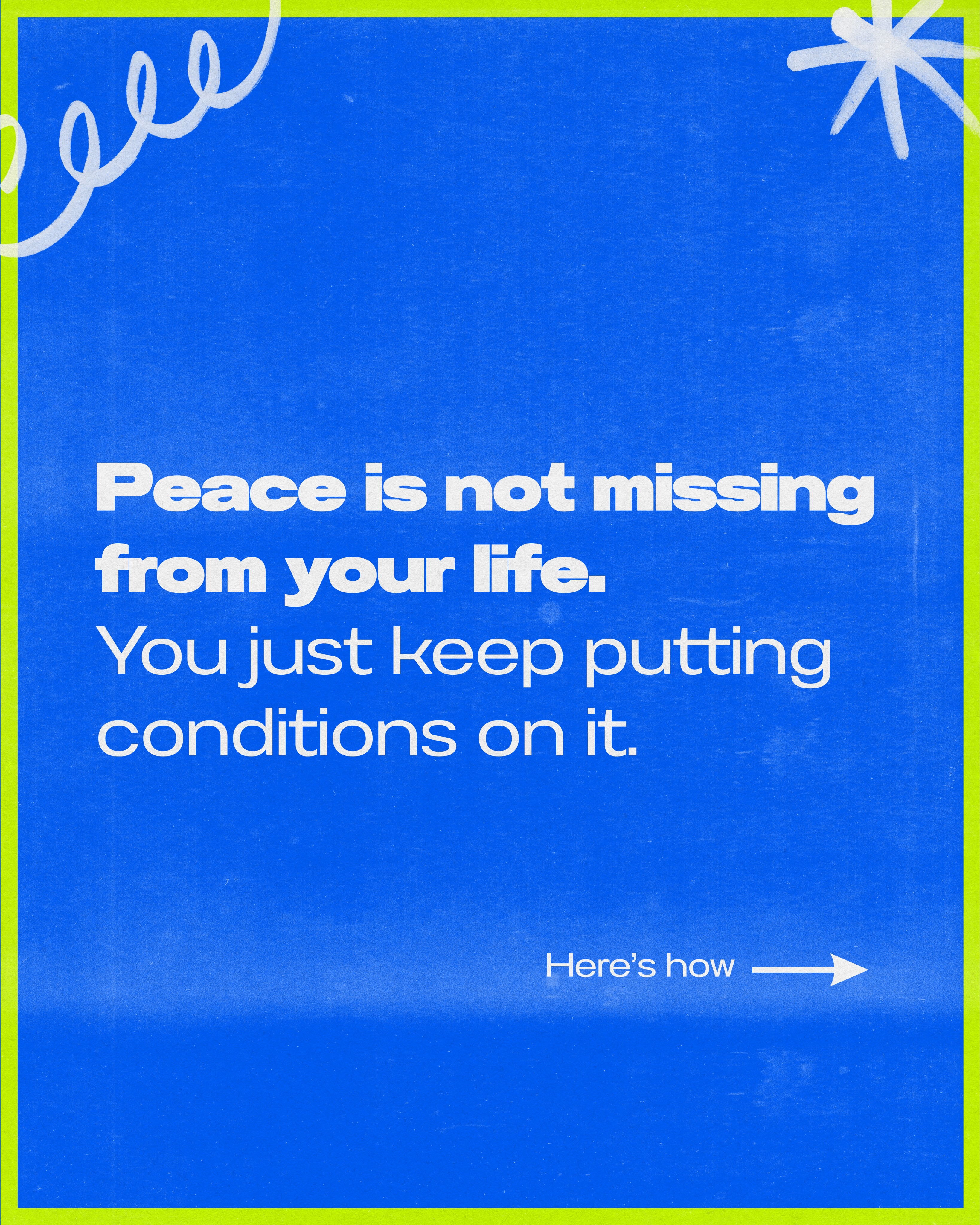 Are you holding your own peace hostage? 😅 It’s so easy to tie our contentment to a better outcome, but that’s an exhausting way to live. Swipe and read through this quick reminder from Philippians 4. 🙏
Let’s keep growing, unlearning and walking this out together, church. 🤩
