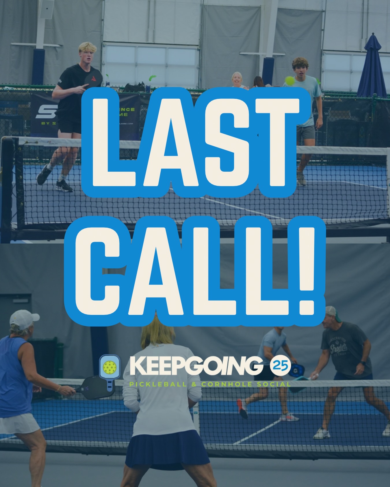 📢 LAST CALL FOR PICKLEBALL TEAMS ‼️
Consider this your sign to join us next Saturday! 🏓 There are only a few pickleball team spots remaining, and we’d love to see you on the courts.
Whether you’re picking up a paddle for the first time or you’re convinced you’re ready for the pro tour, this event is all about having fun. All skill levels are welcome!
Don’t wait—grab your teammate and register today using the link in our bio! 🙌
