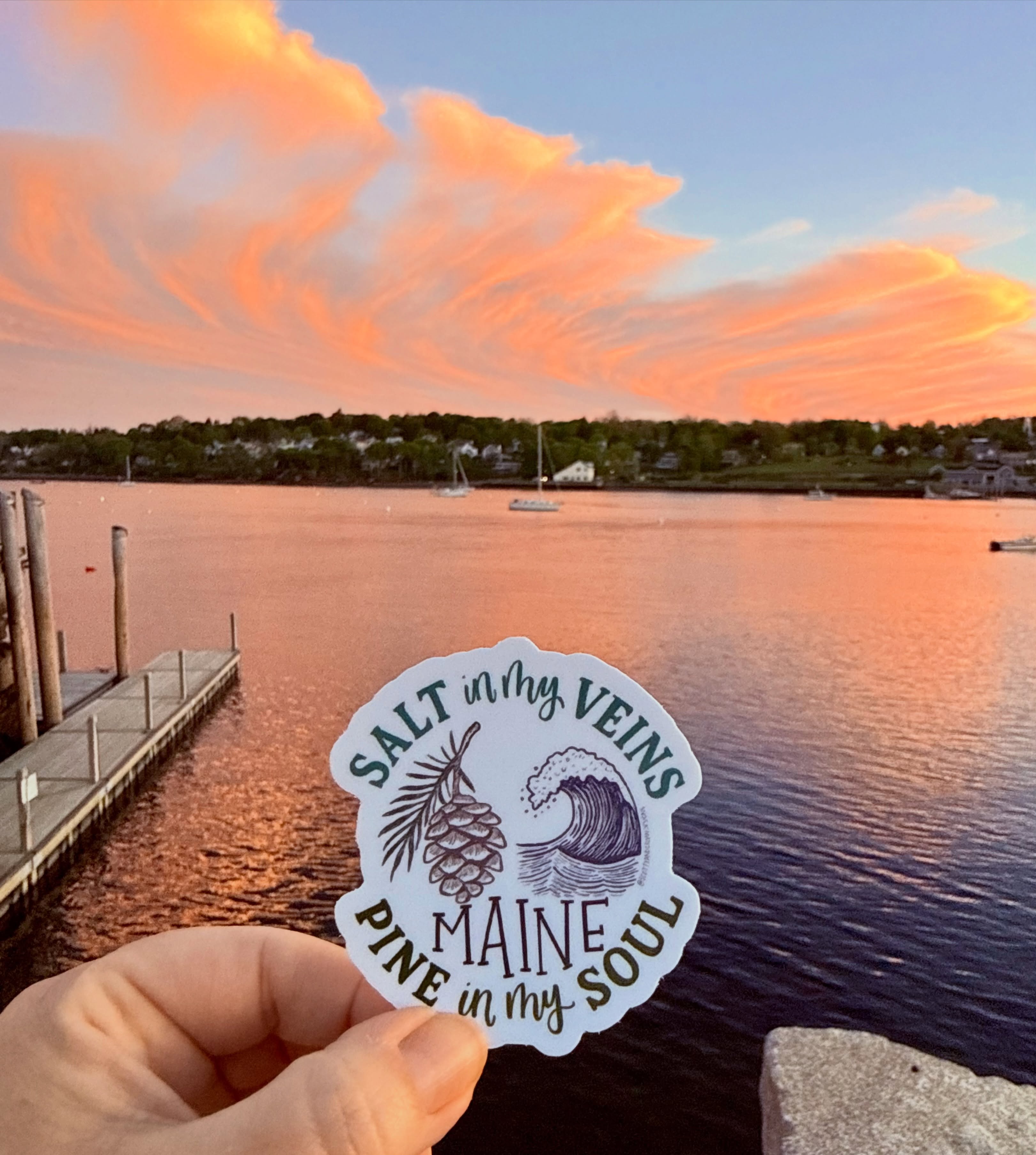 Salt in my veins, pine in my soul 🫶🏻 M A I N E 🌊🌲
Take a piece of your Maine trip with you.
Weatherproof stickers, hand-illustrated & Maine made.
Hi we’re Scotty + Calvin and here’s us in a nutshell:
👉🏻Artisan made stickers + candles
👉🏻Available wholesale + retail
👉🏻Weatherproof (dishwasher safe, waterproof, UV resistant), Scratch resistant
👉🏻Maine Made
👉🏻 Designs are hand-painted or hand illustrated
#mainething #mainemade #visitmaine #mainelife #maineliving