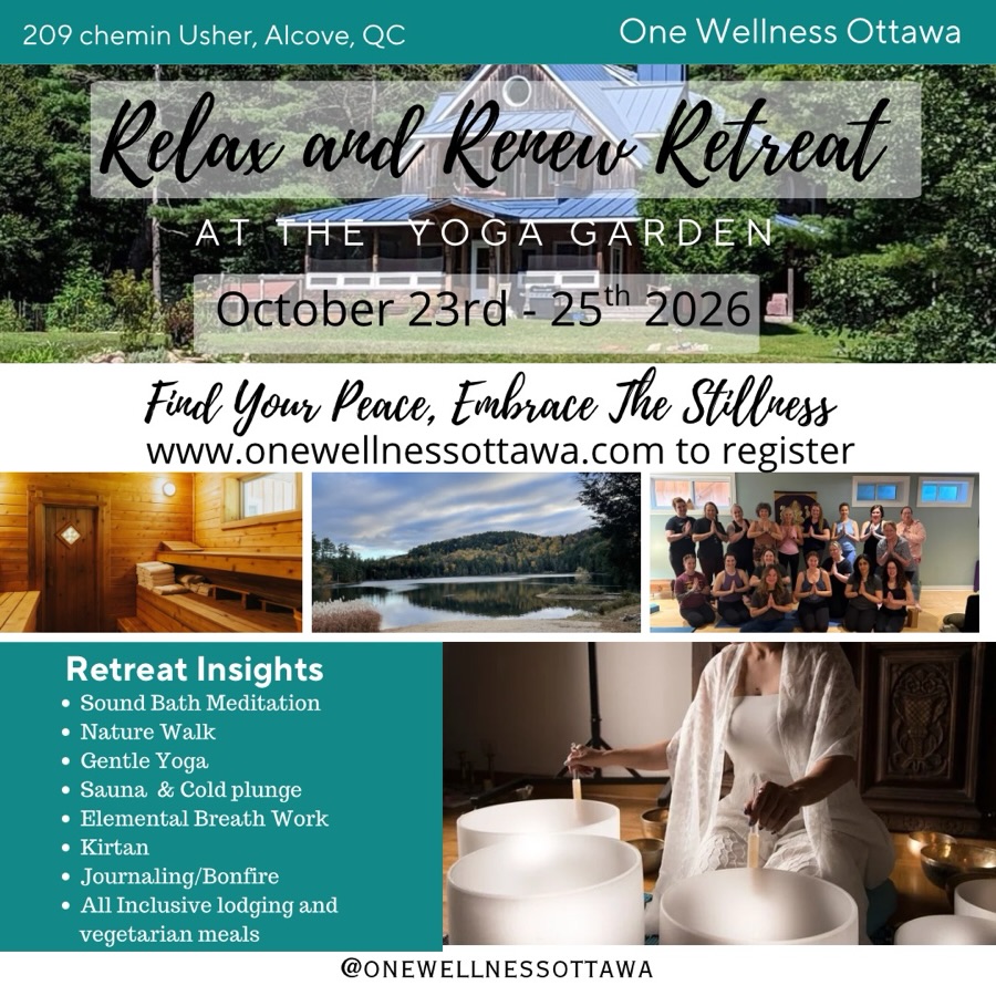 Relax and Renew: Embrace the energy of the full moon.
Join us for a serene escape at the Yoga Garden Retreat, October 23 - 25 2026. Hosted by Rachelle Ten Oever and Falen Reid, this women’s-only retreat invites you to nourish your body, mind, and soul in a nurturing oasis of wellness and self-discovery.
Details —> onewellnessottawa.com or link in bio
#wellnessjourney #wellnessretreats #ottawawellness #ottawayoga #ottawaevents