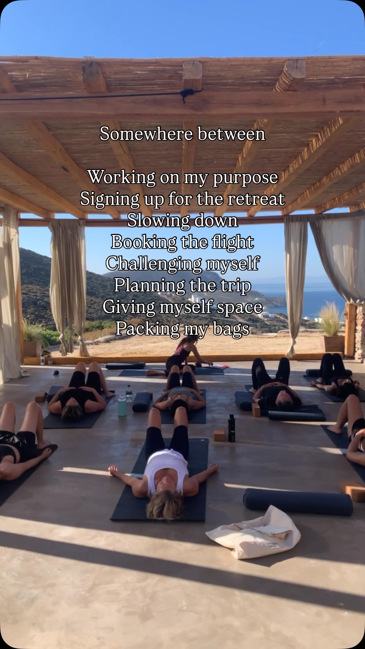 If you saw a pattern here… take it as your sign 🫣
Life is busy, but there’s nothing a little sunshine can’t fix (especially if it’s in the Greek Isles)! The last few spots remain for our Pilates & Yoga Retreat in Antiparos, Greece this September 4th – 9th. We promise you don’t want to miss this incredible, life-changing experience!
P.S. We may be biased... but travelling with Khe is the best ;)