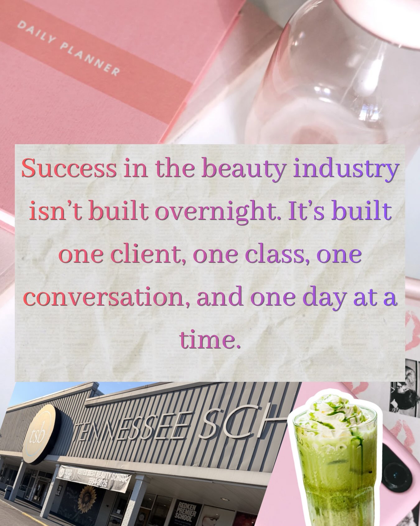 Success doesn’t happen overnight—it happens through consistency, dedication, and showing up every single day. 💕 Every class, every client, and every conversation is another step toward the career you are building. ✨
#BeautySchool #FutureEsthetician #BeautyIndustry #GrowthMindset #TrustTheProcess KeepGoing