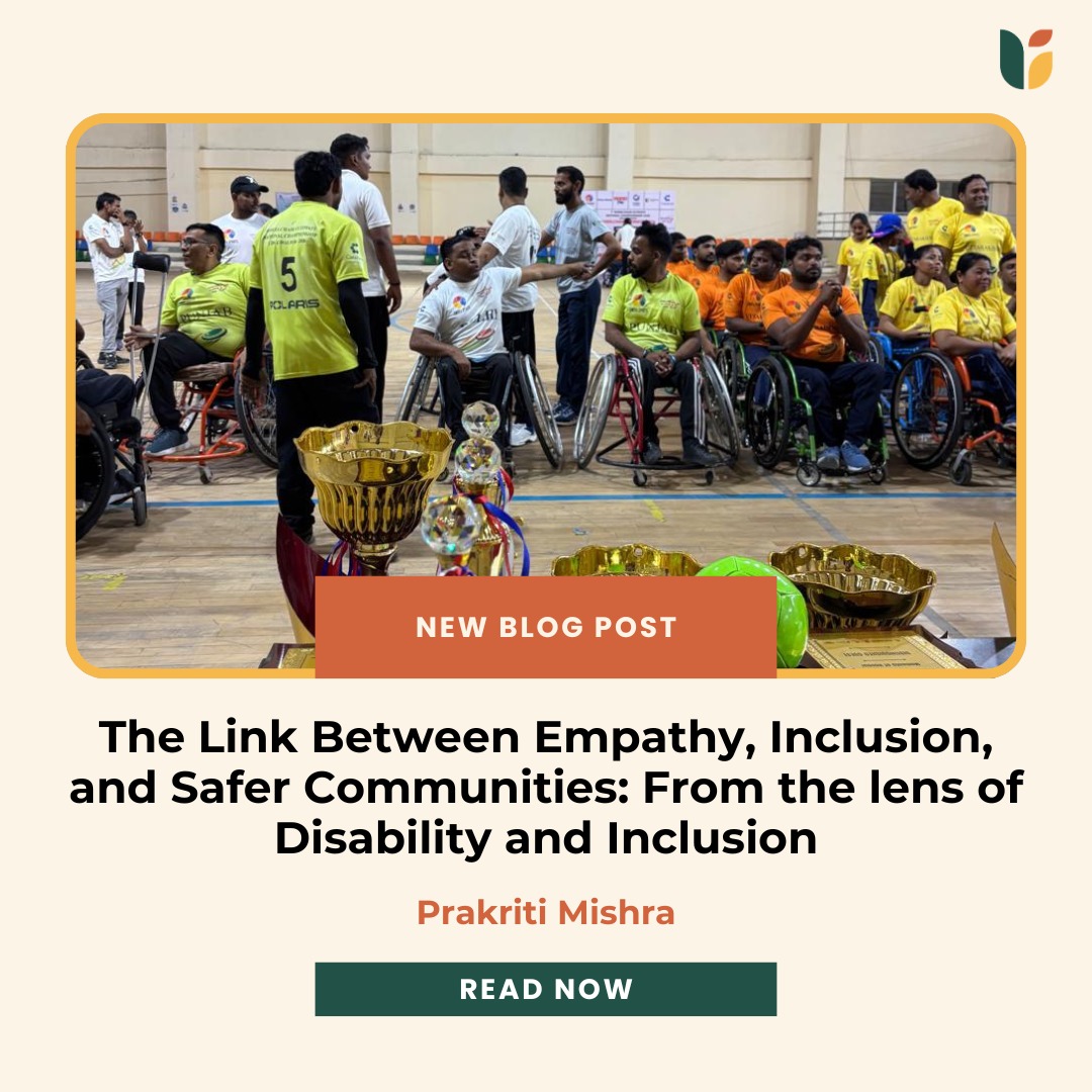 This Disability Pride Month, we're reflecting on a simple but powerful idea: inclusion doesn't begin with ramps or policies. It begins with how we see one another.
Empathy is often spoken about as a feeling. But when it shapes the way we design our schools, workplaces, neighbourhoods, and public spaces, it becomes the foundation for safer, more inclusive communities. Research and practice continue to show that lasting inclusion is created by removing barriers in systems, not by expecting individuals to adapt to them.
Our latest blog by Prakriti, "The Link Between Empathy, Inclusion, and Safer Communities: From the Lens of Disability and Inclusion," explores why disability inclusion is not just about accessibility for a few, but about building communities where everyone can participate with dignity, confidence, and a sense of belonging.
As a philanthropy working towards disability inclusion, we believe that meaningful change happens when empathy moves beyond intention and becomes action.
Read the full blog here:
https://www.upadhyayafoundation.org/post/the-link-between-empathy-inclusion-and-safer-communities-from-the-lens-of-disability-and-inclusio
#DisabilityPrideMonth #DisabilityInclusion #Accessibility #InclusiveCommunities #UpadhyayaFoundation