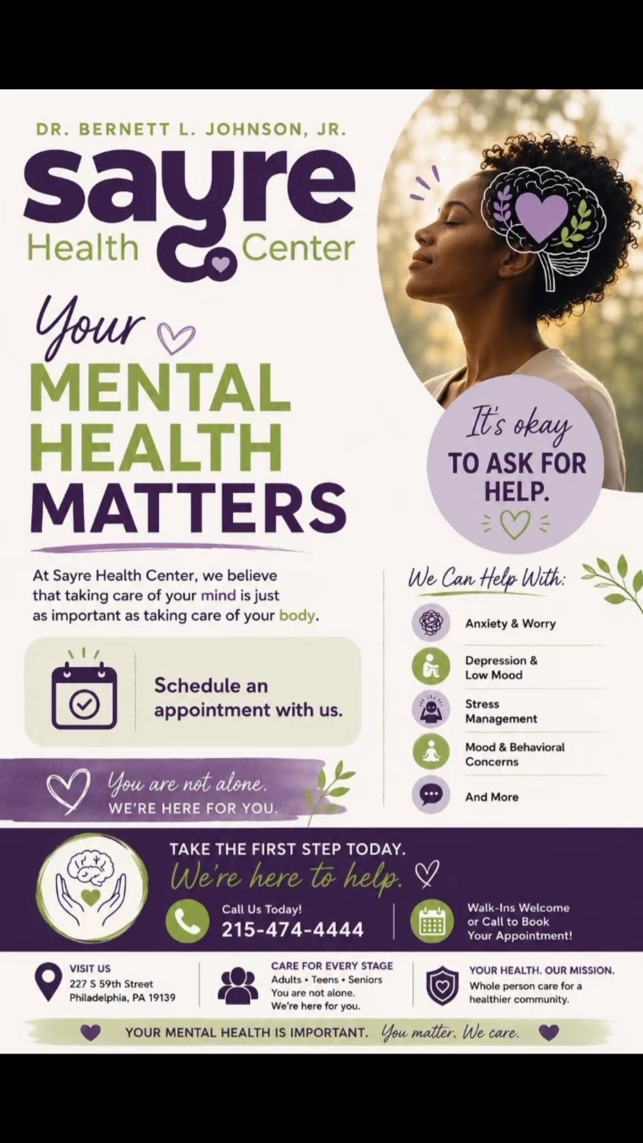 #sayrehealthcenter #mentalhealth #mentalhealthawarenessmonth #anxity #depression