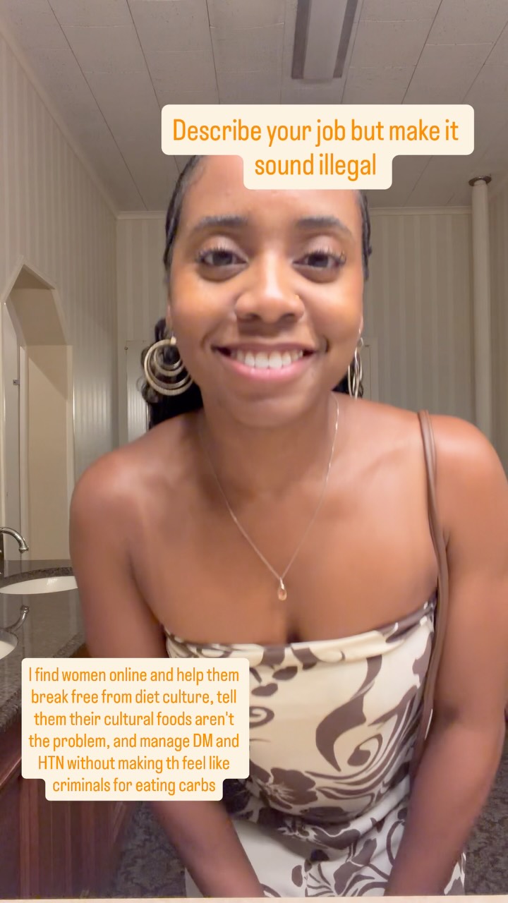 Let's break out this joint...
For legal purposes I am a board certified dietitian nutritionist licensed in NY, PA, DE, and MD
#dietitiansofig #foodfreedom #blackdietitian