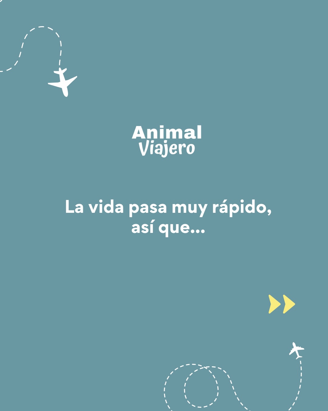 La vida pasa muy rápido, así que no esperes el momento perfecto para viajar ✈️
Visita www.animalviajero.com y checa los destinos perfectos para ti
#animalviajero #viajescdmx #viajesbaratos #viajesporelmundo