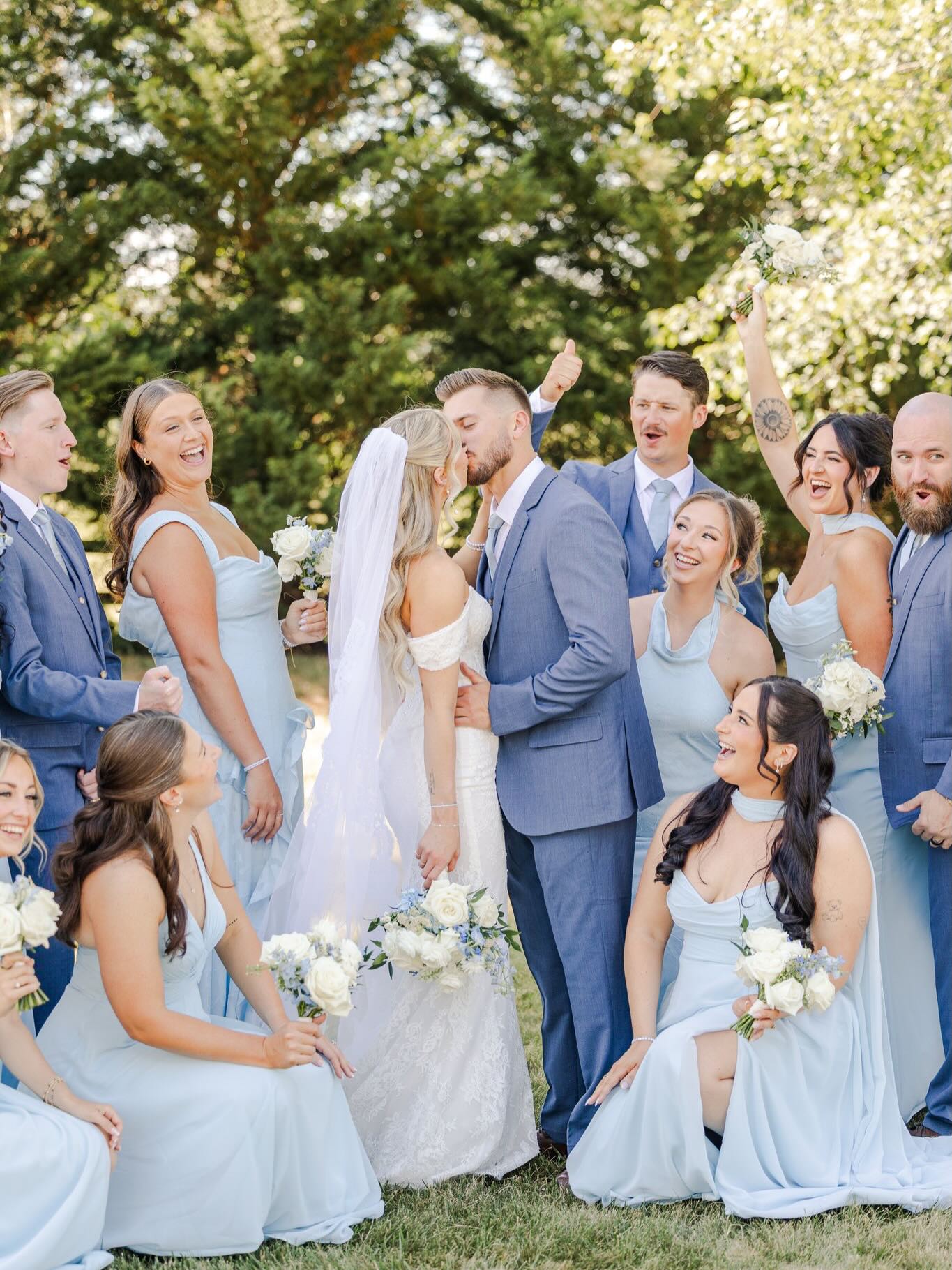 She might be focused on the love of her life, but she has invested deeply in her girl friendships and it shows.
Venue: @theinnatvinthill
Photographer: @brooke_danielle_photography
Florist: @thegardenhouseva
Videographer: @lexavisuals
DJ: @signaturetalentgroup
Makeup: @brendaomakeup
Hair: @HairbyBritny