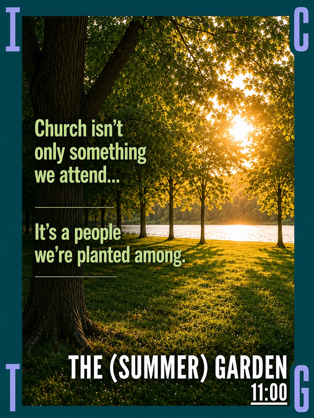 The weekend is almost here, and we’re already looking forward to Sunday! ☀️🌿
Summer at The Garden is about slowing down, making room for one another, and enjoying the gift of community.
Friendship. Conversation. Shared meals. A place to meet.
Join us this Sunday at 11:00 for The (Summer) Garden. Bring your own picnic, stay after the service, meet someone new, and enjoy summer together.
Who will you bring this Sunday? Tag them below! ☀️🌿🧺
.
.
.
#icthegarden #international #church #community #summer