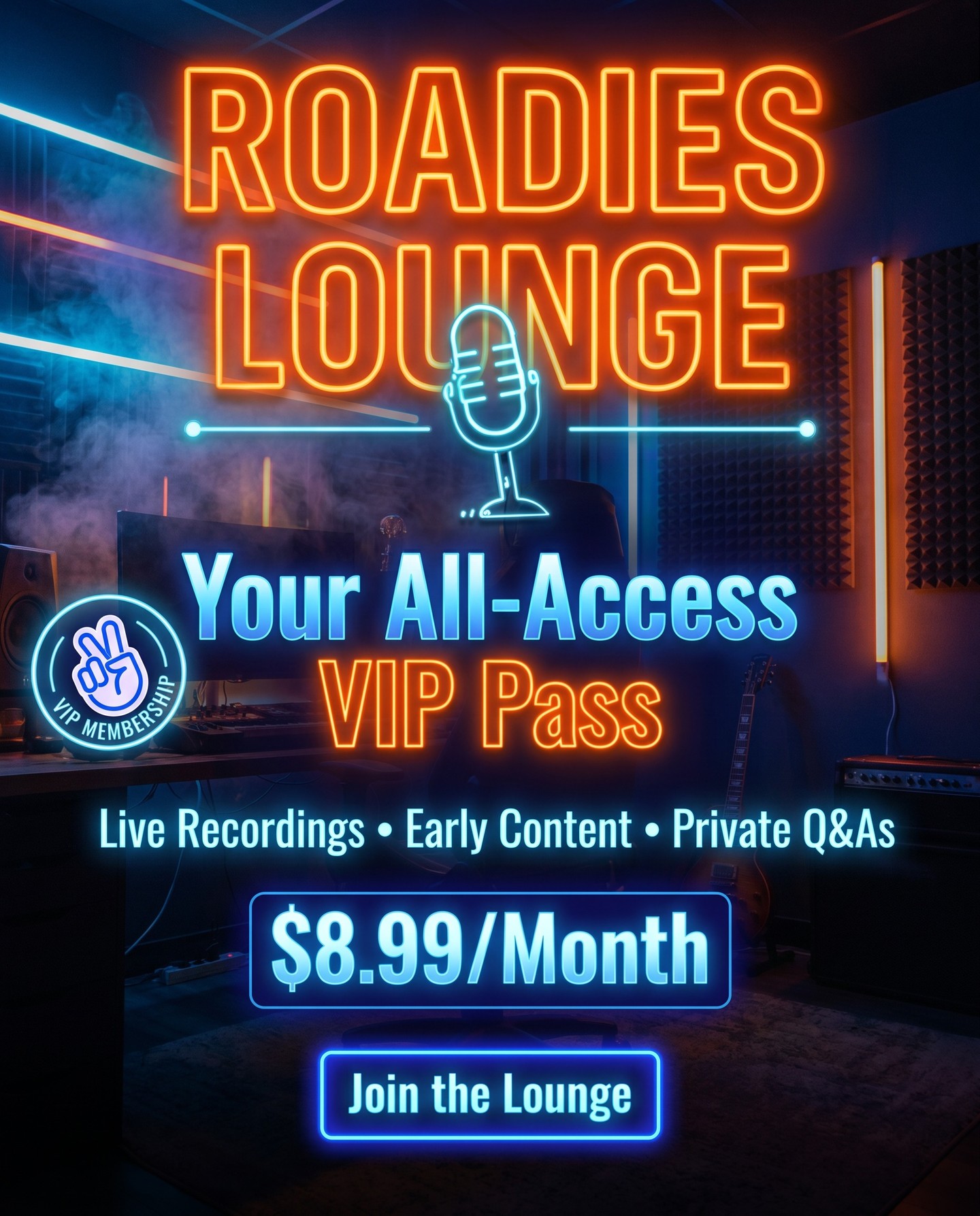 Join The Roadie Lounge for exclusive livestreams and community access for $8.99/month.
#NewRoadsNewRules