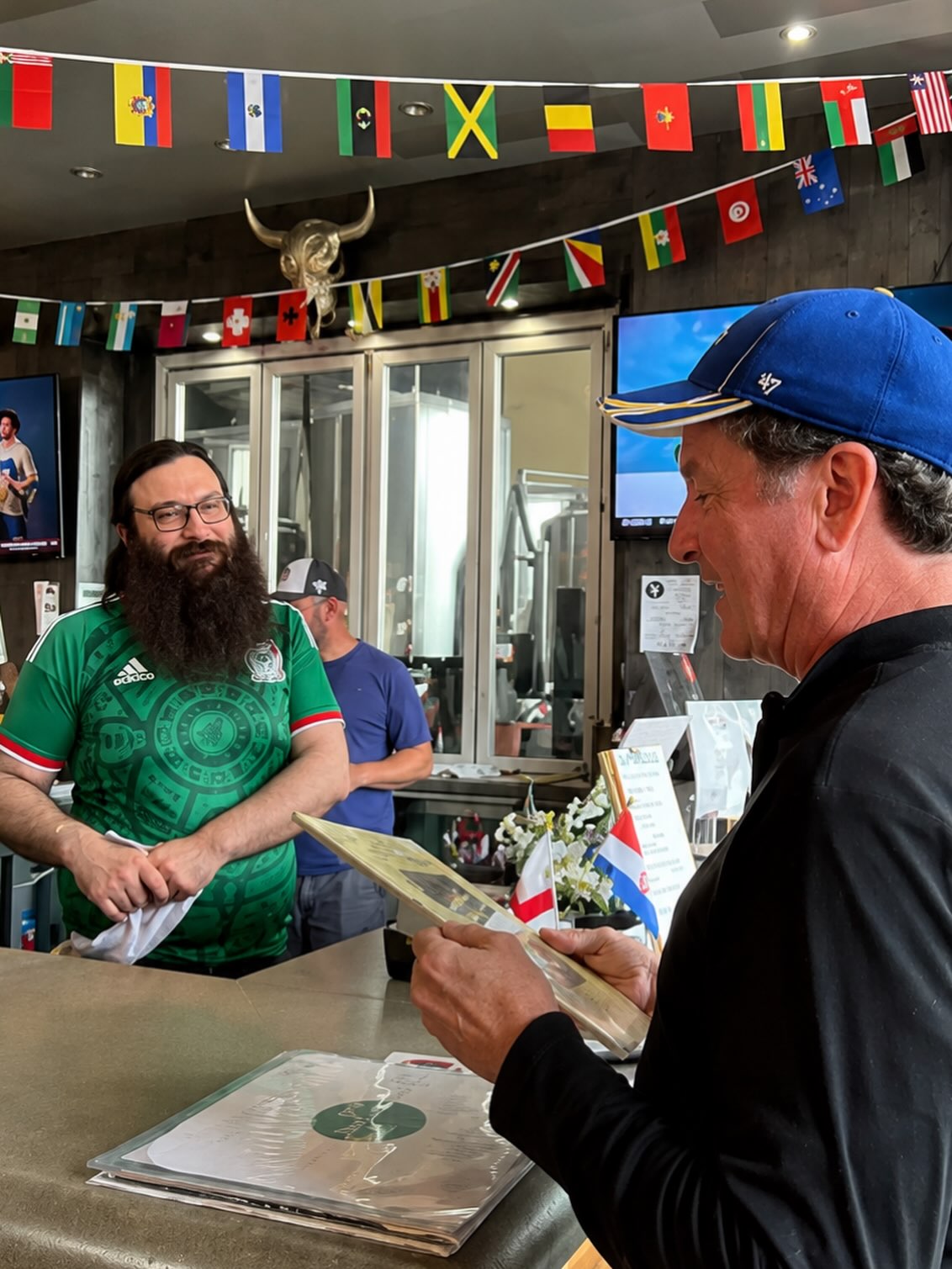 Some offices have fluorescent lights. Ours has cold beer and Johnny Cash.
We’re open at 1 PM, so if you’re working from home, change up the scenery and finish the workday from the taproom. We’ve got plenty of space, free Wi-Fi, and a fresh pint waiting when the inbox hopefully slows down and our Happy Hour begins at 3 PM.
Around 5 PM when the emails are long forgotten, Vinyl Night takes over. There’s a good chance Johnny Cash finds his way onto the turntable, and when he does, there’s only one beer to pair the music with. 100 Million Angels Singing DIPA was inspired by the unforgettable lyric from The Man Comes Around.
Sounds like a pretty good way to roll into the World Cup Final weekend.