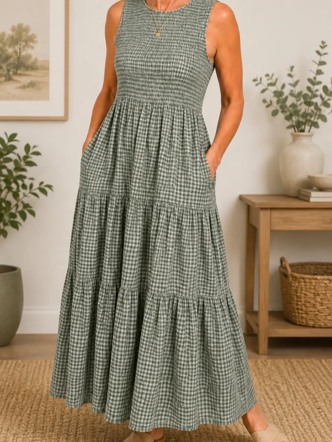 Gorgeous gingham maxi dresses have arrived and they have pockets 🙌🏼
Available in olive green and taupe. In-store now.
Designed as a relaxed space for discovery, our collections focus on natural materials, timeless design and everyday pieces chosen to bring calm, comfort and understated style into modern living. Shop our curated collections online or visit us in-store at Elkstone Studios in the heart of The Cotswolds.
#ginghamdress #ladieswear #summermaxidress #cotswoldboutique