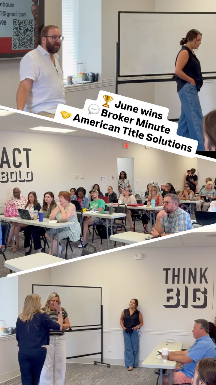 Here’s what you missed at this month’s KW Living Team Meeting! 🍦🏡
We celebrated our June wins, heard updates during our Broker Minute, connected with our partners at American Title Solutions, and heard from Journey Toole on The Art of Finding Inventory.
To top it all off, everyone enjoyed a visit from the ice cream truck—a sweet way to wrap up another great meeting!
Every team meeting is an opportunity to learn, build relationships, and pick up strategies you can put into action right away.
Think you’d be a great fit at KW Living? Send us a message—we’d love to connect.
#KWLiving #RealEstateAgent #AgentGrowth #RealEstateEducation #AmericanTitleSolutions