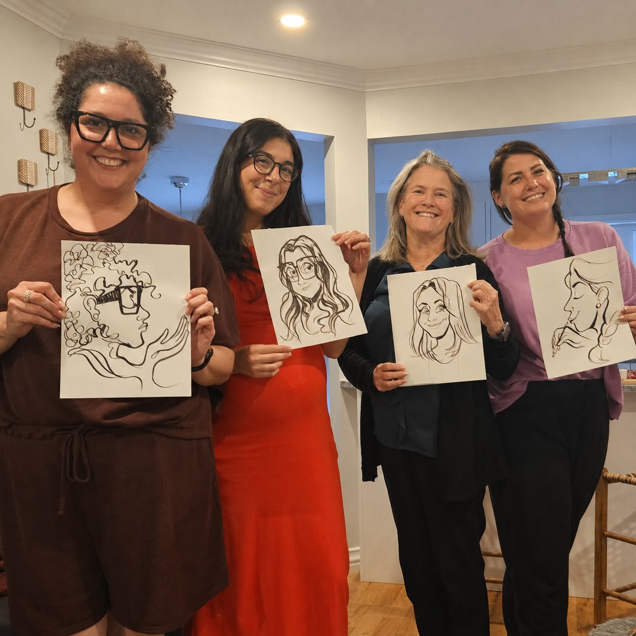 Every month, I host a small mastermind for local women entrepreneurs.
It’s one of my favourite things I do outside the treatment room.
We brainstorm, troubleshoot, celebrate wins, and remind each other that building a business doesn’t have to be a solo sport.
This month, I invited @crimsonlinestudio to join us - and what a pleasure! Joe even accommodated our individual requests. What a truly talented local artist! She’s available for events of all sizes, as well as commissions. Give her a follow!
Feeling incredibly lucky to be surrounded by women who are generous with their ideas, and always cheering each other on.