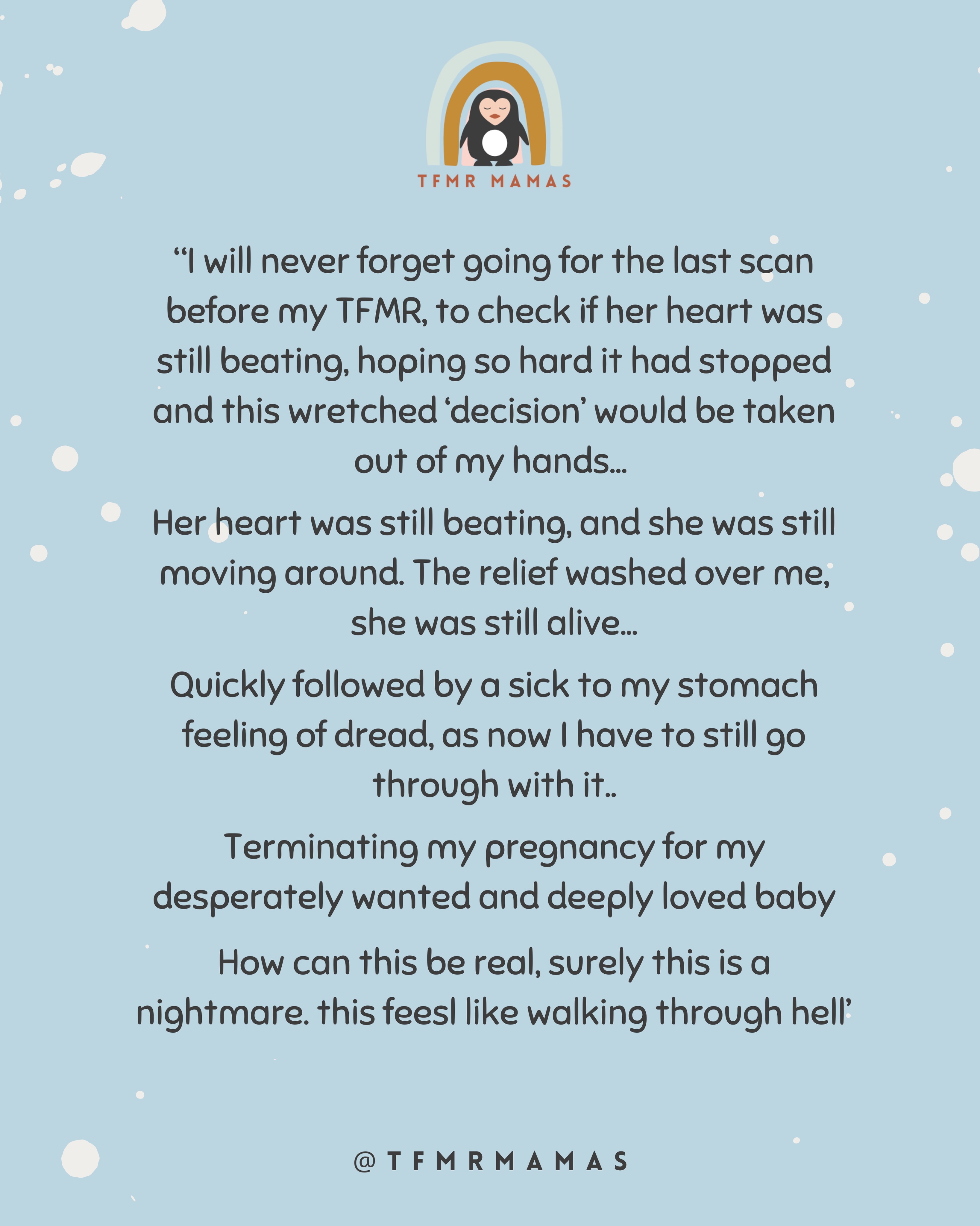 Did you feel like this between initial bad news and saying goodbye 💔
#tfmr #tfmrmamas #terminationformedicalreasons #terminationformaternalhealth