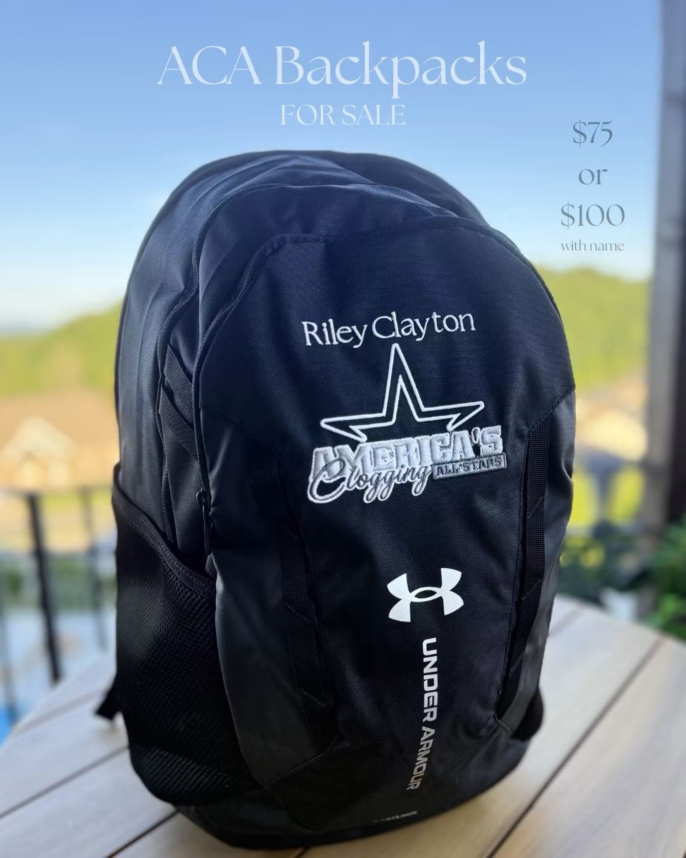 You asked. We listened.
The new ACA Under Armour Backpacks are here!
Perfect for practices, ACAdemy, performances, competitions, and travel.
Want to make it yours? You can choose to have your name personalized on your backpack, making it easy to spot wherever you go!
Order today!✨✨
https://forms.gle/dnWGtxCwTp7cebTi6