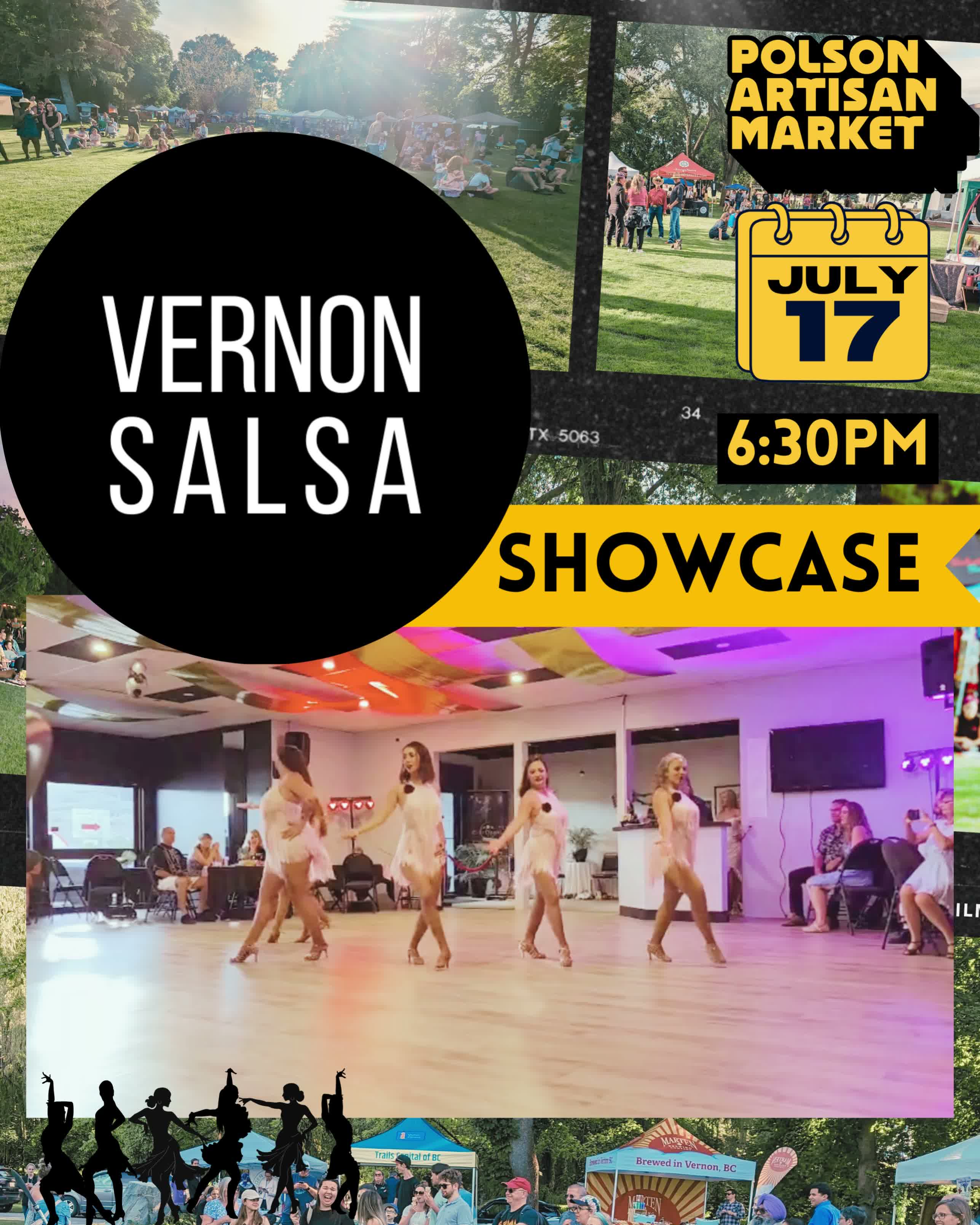 We've got a fab FRI-YAY in store for you Vernon! In just a few days we will be featuring Vernon Salsa for a Salsa Showcase! Starting at 6:30pm the dancers will be on stage and directly after at 7pm there will be a free Salsa lesson!