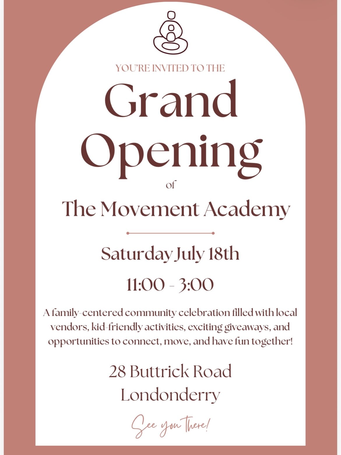 We are excited to be a vendor at the Grand Opening of @themovementacademynh in Londonderry this Saturday, 7/18 from 11 to 3! Register as a VIP guest at the link in our bio for exclusive access to deals!