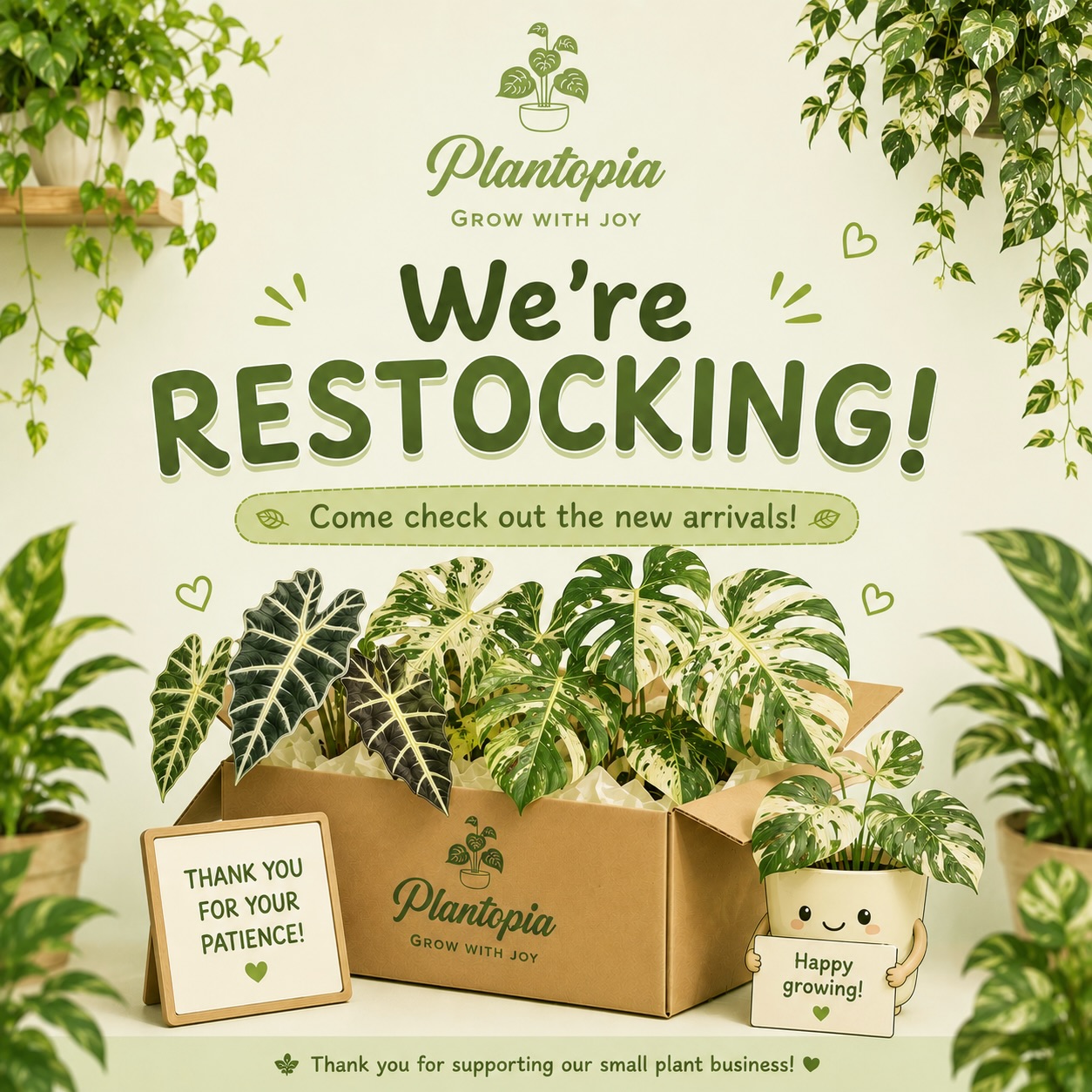 Today till Saturday 😍🌱
👉 plantopia-store.com
#variegated #variegatedalocasia #variegatedmonstera #variegatedplants #tropicalplants