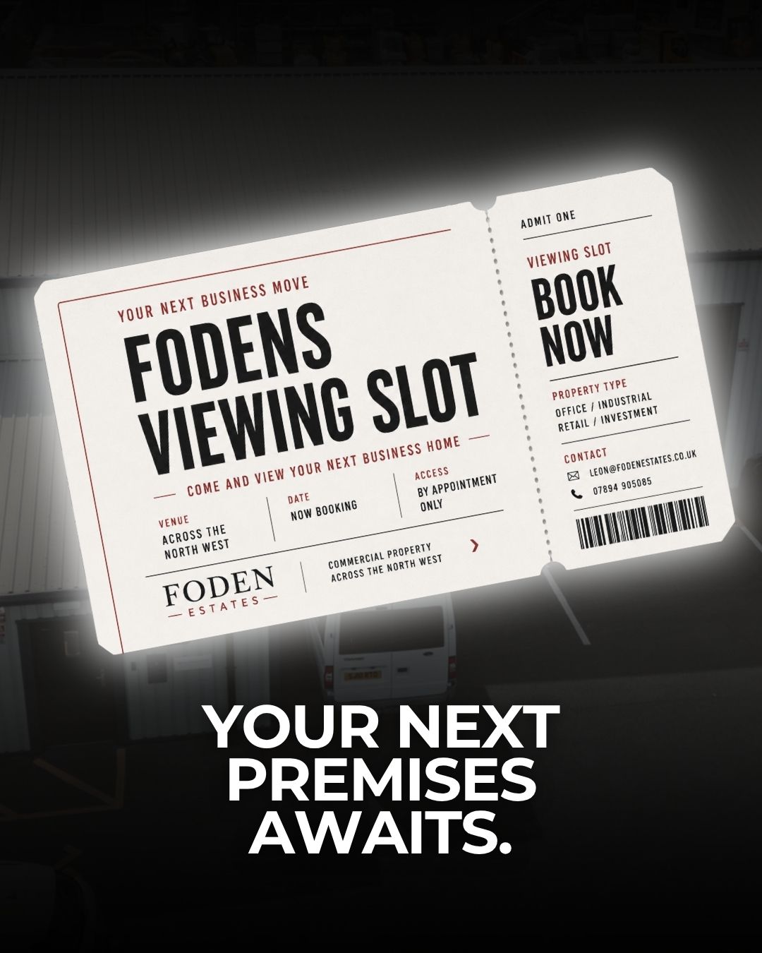 From offices and industrial units to investment opportunities, we have a range of properties available across the North West.
Ready to book your viewing? Get in touch with Leon today 👇
📧 Leon@fodenestates.co.uk
📞 07894 905085
#commercialproperty #industrialunits #businessproperty #northwestbusiness