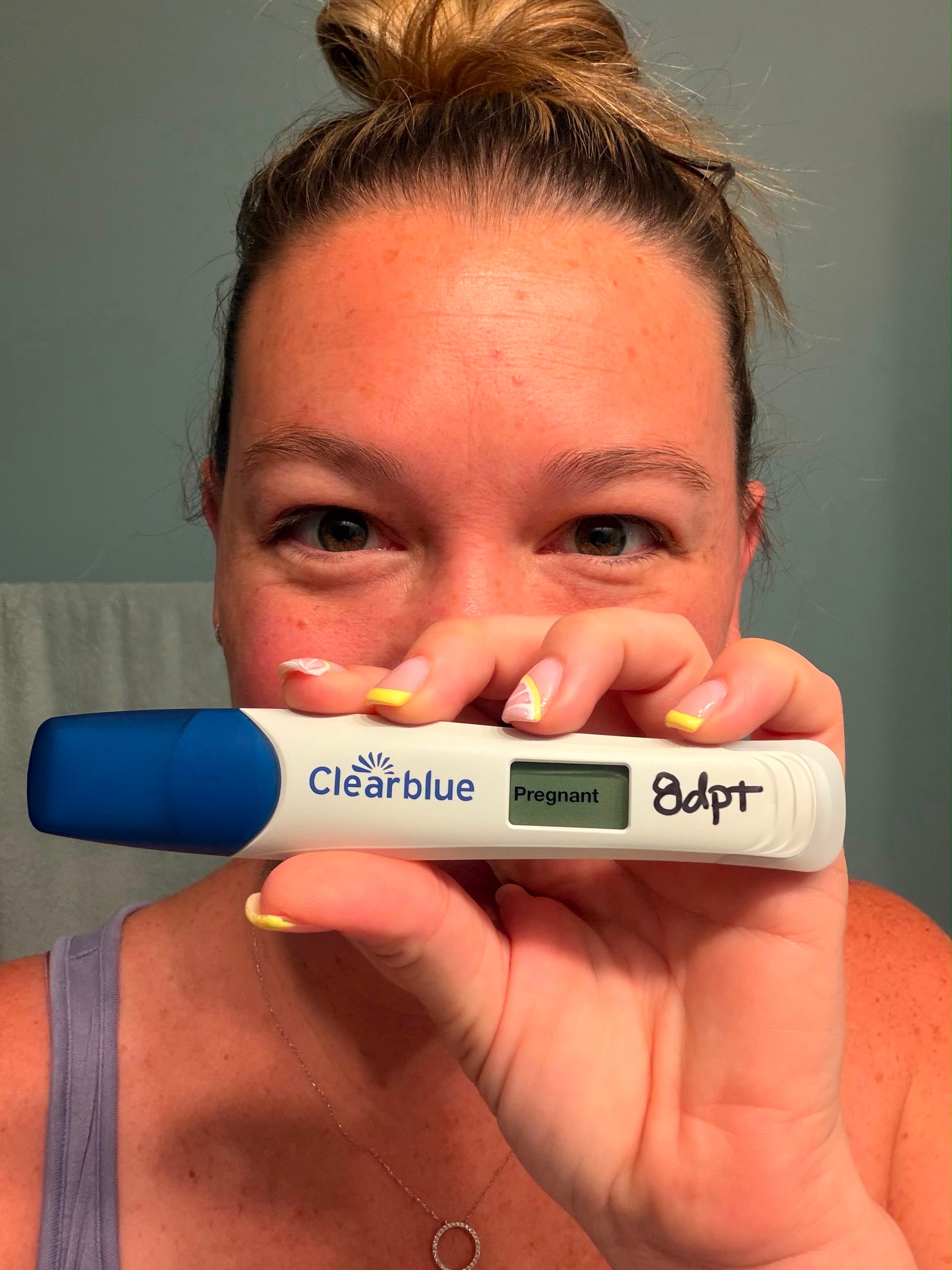 Isn’t MaryKate just so precious?! She surprised her IPs with a positive digital test. We are SO EXCITED and cannot wait for beta results 😍