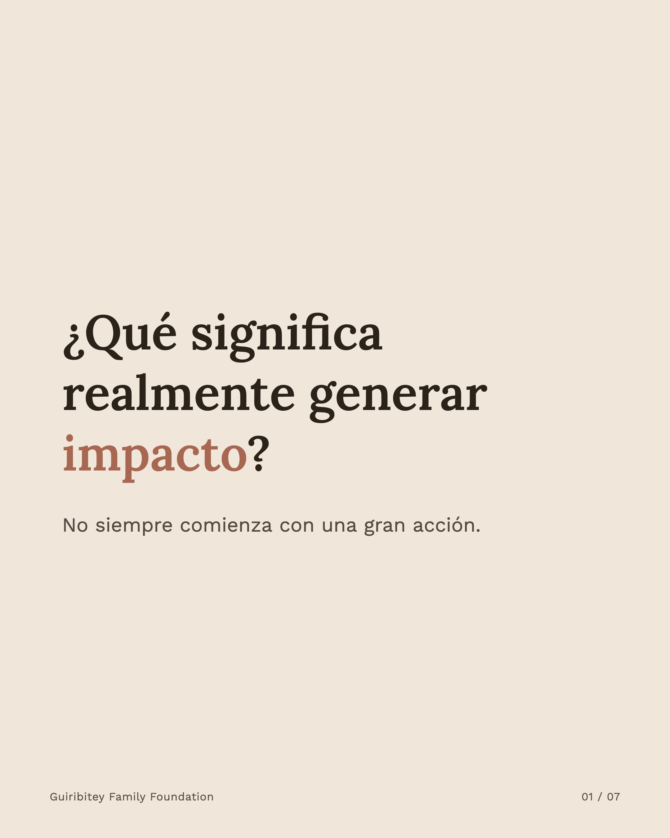 Generar impacto social no siempre requiere grandes acciones. A veces comienza escuchando, compartiendo conocimiento o abriendo una oportunidad.
Lo importante no es el tamaño de la acci