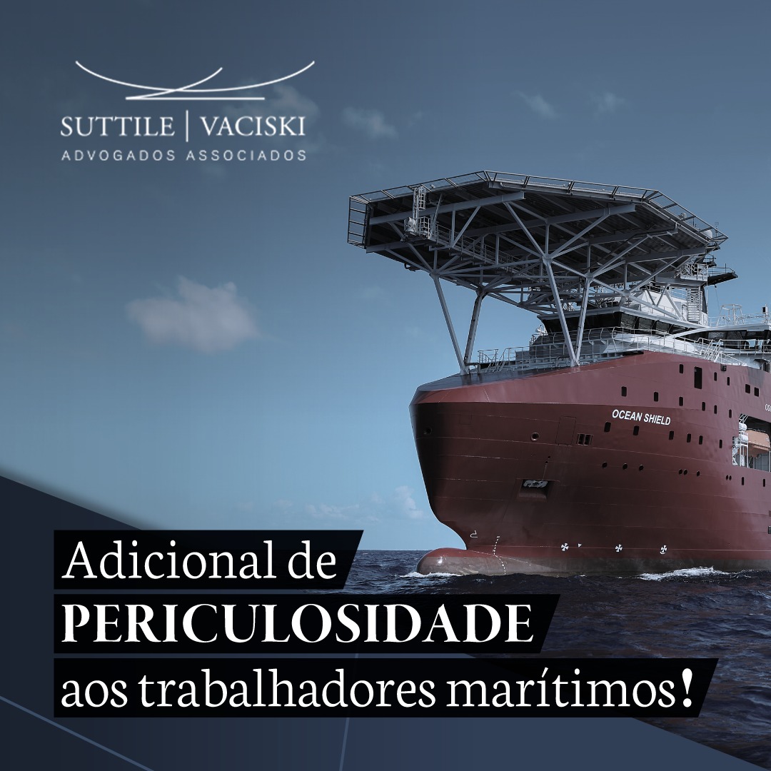 Trabalhar no mar pode ser desafiador e arriscado.
Por isso, é crucial saber que, em regra, os trabalhadores marítimos têm direito a um adicional de periculosidade.
Esse benefício legal compensa os riscos associados às suas atividades.
Mas você sabe como o adicional é aplicado?
O adicional de periculosidade é um pagamento extra, geralmente calculado como um percentual de 30% do salário base.
É concedido a profissionais que operam sob condições de risco acentuado, como no caso dos trabalhadores em navios com cargas perigosas, como substâncias inflamáveis ou venenosas.
O benefício é uma forma de reconhecer os riscos inerentes ao ambiente marítimo e de assegurar uma compensação adequada por esses perigos.
Se você é um trabalhador marítimo ou emprega profissionais nesse setor, é importante entender os critérios para a concessão desse adicional.
Consulte um advogado especializado em direito marítimo para esclarecer suas dúvidas e garantir que os direitos dos trabalhadores sejam plenamente respeitados!
#adicionaldepericulosidade #trabalhadormaritimo #jurisoft #direitomaritimo #segurancanotrabalho