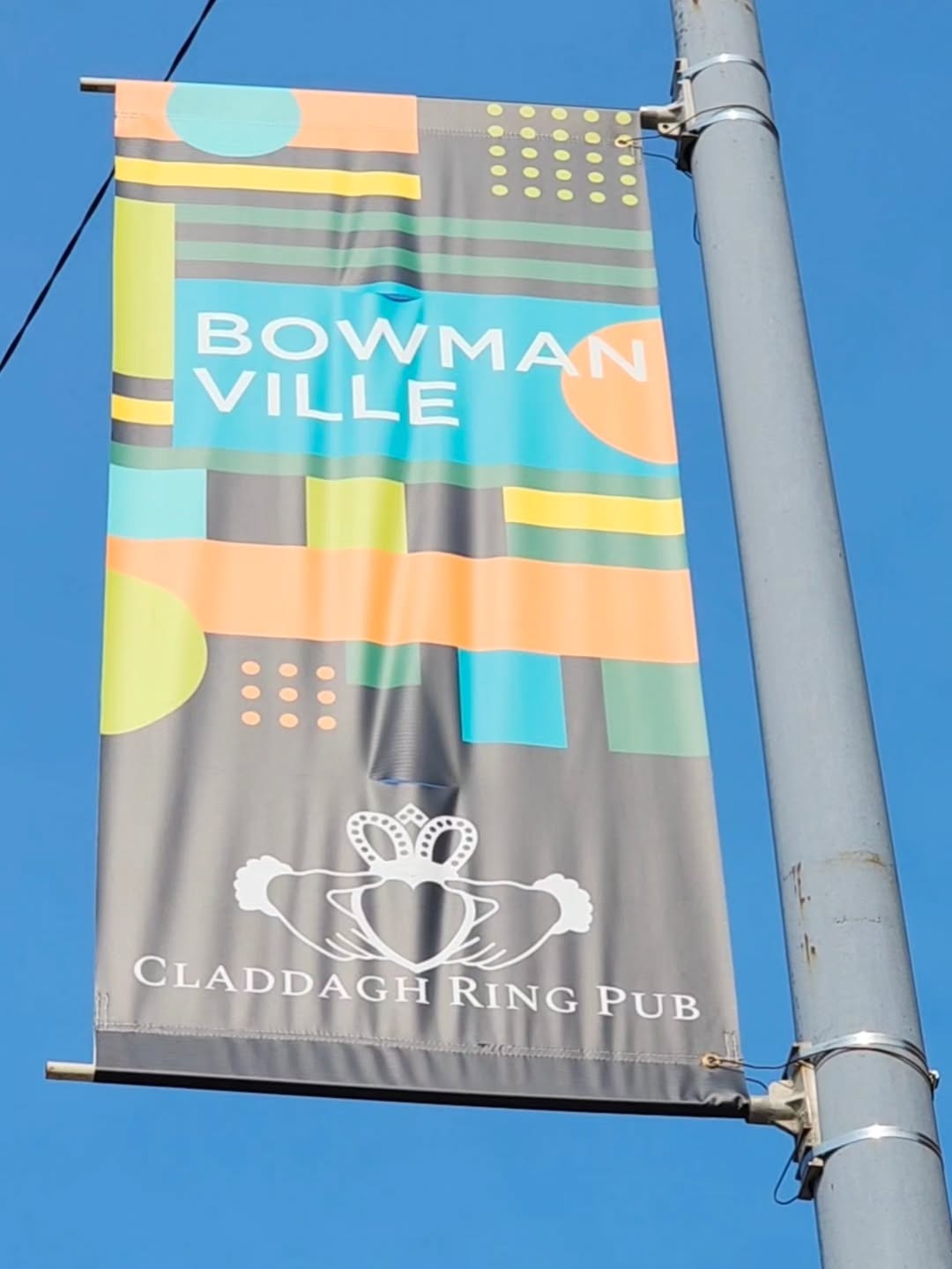 So humbled to see our banner up in the neighborhood today. Thanks to @ravenswood_chi and @bcochicago for supporting small, local spots!