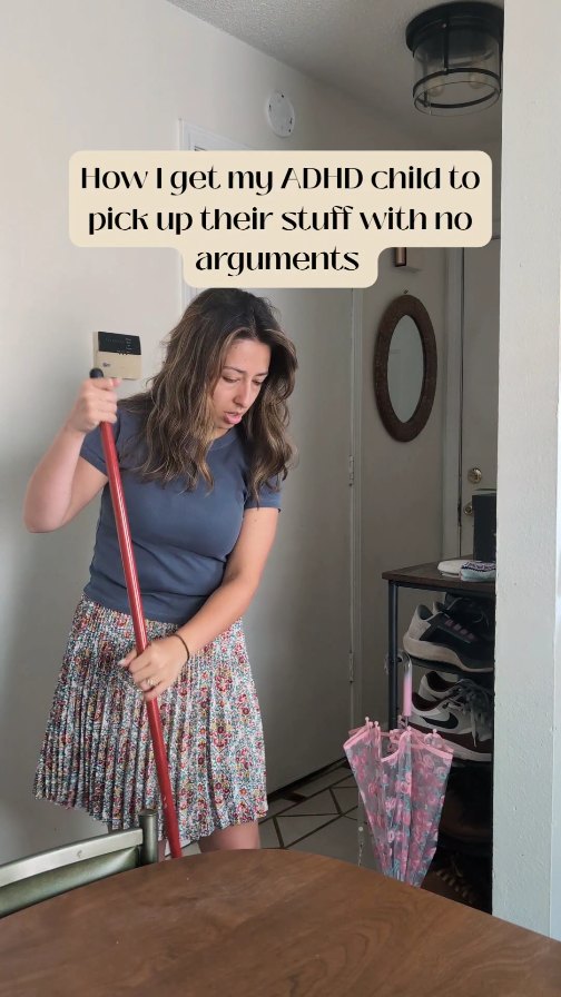 How I get my ADHD child to pick up their stuff with no fights or arguments.
I sweep everything into a pile (all toys included). Have her put away whatever she wants to keep. Sweep up the rest of the pile.
I avoid the frustration of nagging her to pick everything up, and she has a clear objective and sense of urgency which helps everything flow quicker.
It's like the nicer cousin of "pick up your crap or I'm going to throw it in the trash"
Unhinged and unconventional? Probably. Does it work? Every single time.
