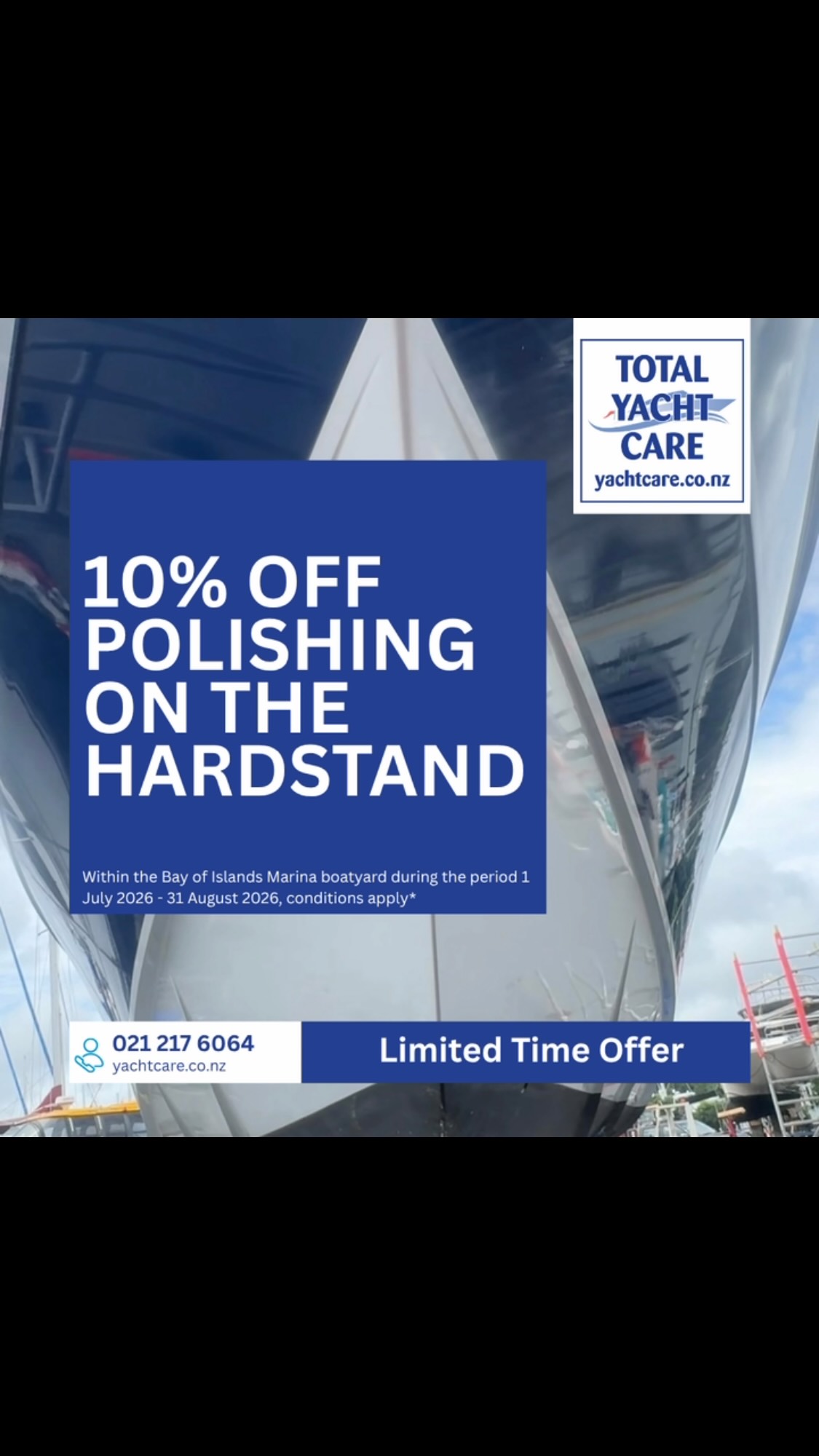The Boatyard Special is back! Get in touch now to book your place 🤝#bayofislandsnz #totalyachtcare #boatmaintenance #yachtlife #boatcare