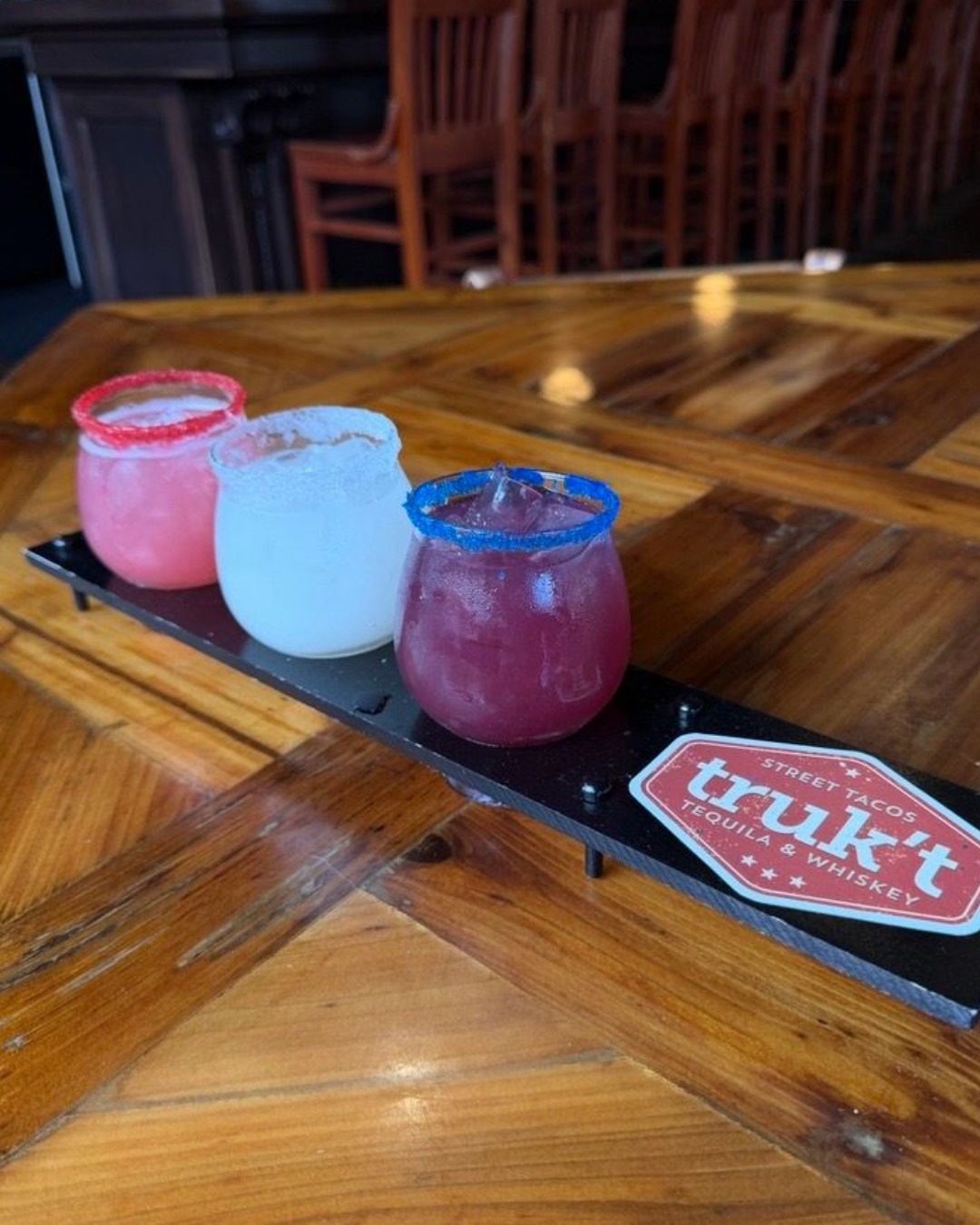 In case you needed a sign, this is it. The Red, White, & Booze Flight is still pouring for $17.76, and tonight's Tacos, Tequilas & Tunes is the perfect time to grab one.
Plus, $1 from every flight sold goes to Homes For Our Troops, so you can sip for a good cause. Live music, margaritas, tacos... we've seen worse ways to spend an evening.