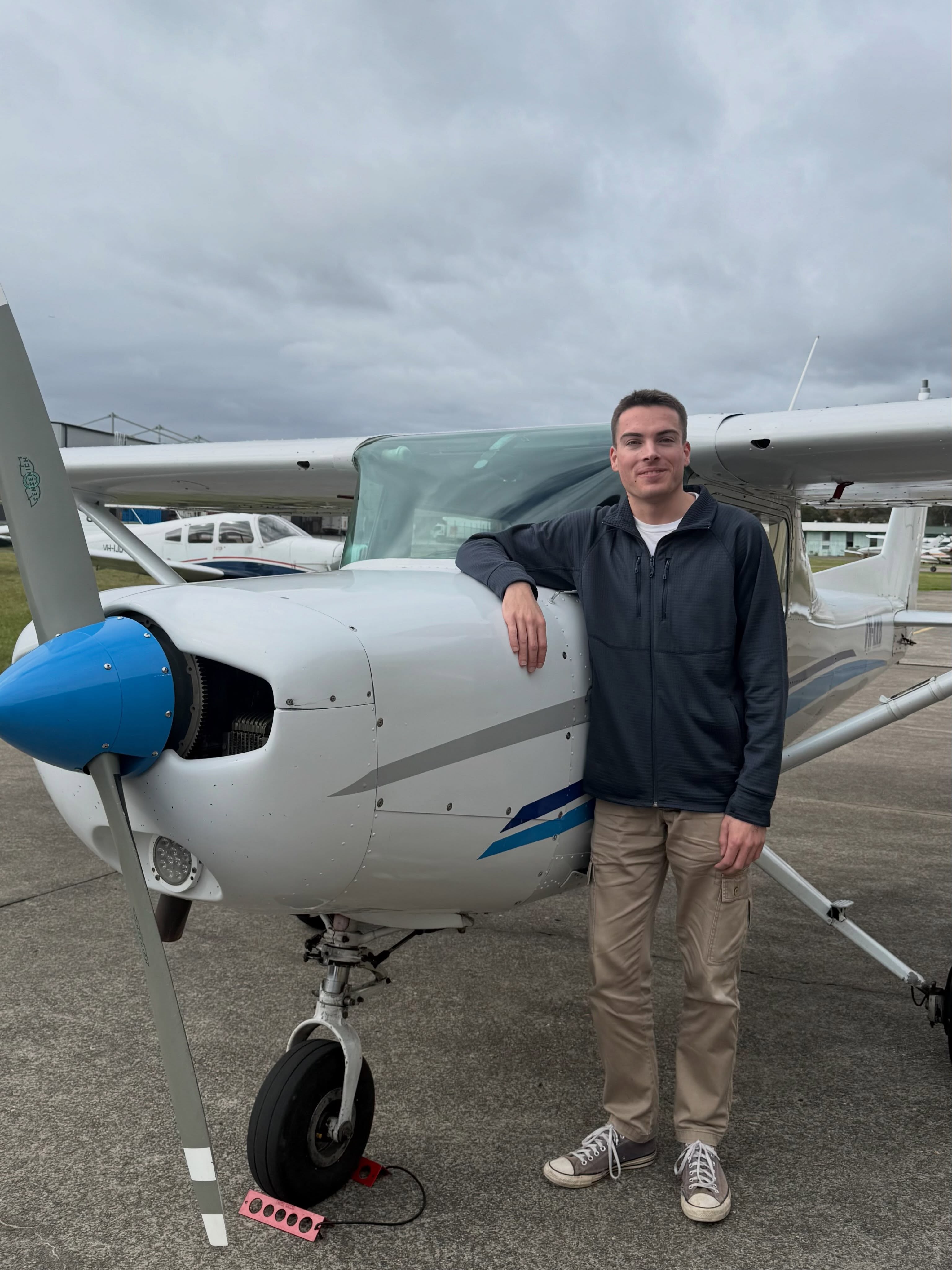 ✈️ Congratulations to Matt Cole on passing his Recreational Pilot Licence (RPL) Flight Test!
A fantastic achievement after all the hard work and dedication Matt has put into his training. A big thank you to examiner Rakend for conducting the flight test, and to instructor Kate for guiding Matt every step of the way.
The journey doesn’t stop here—next up is the Private Pilot Licence (PPL)! We can’t wait to see what you’ll accomplish next.
Congratulations again, Matt! Wishing you blue skies, safe flying, and many more milestones to come. ✈️🌤️
#studentpilot #RPL #Aviation #FlightTraining #pilot