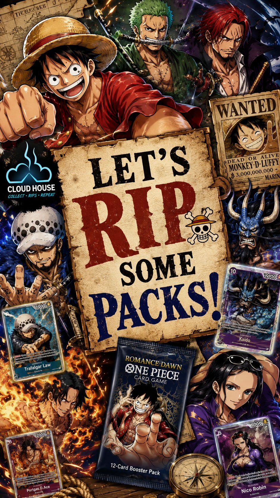 🔥 We might have just pulled something BIG… 👀 Would you have opened this pack?
🎴 Ripping some 🔥 One Piece TCG packs today at Cloud House!
👇 Comment your chase card below.
📍West Boca (Target Plaza)
📍Coral Springs (Trulieve Plaza)
Follow for daily Pokémon & One Piece rips, restocks, and hits.
-
#OnePieceTCG #OnePieceCards #CardOpening #TCGCommunity #animecards
