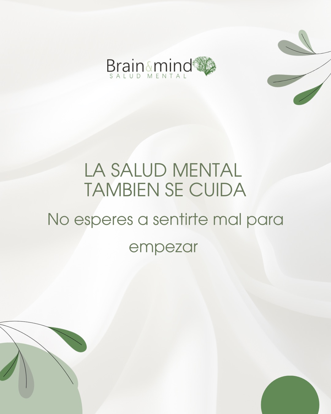 Así como cuidamos nuestro cuerpo, también necesitamos cuidar nuestra mente. La prevención, el descanso y pedir ayuda a tiempo también son parte de una buena salud mental.
#SaludMental #BrainAndMind #Bienestar