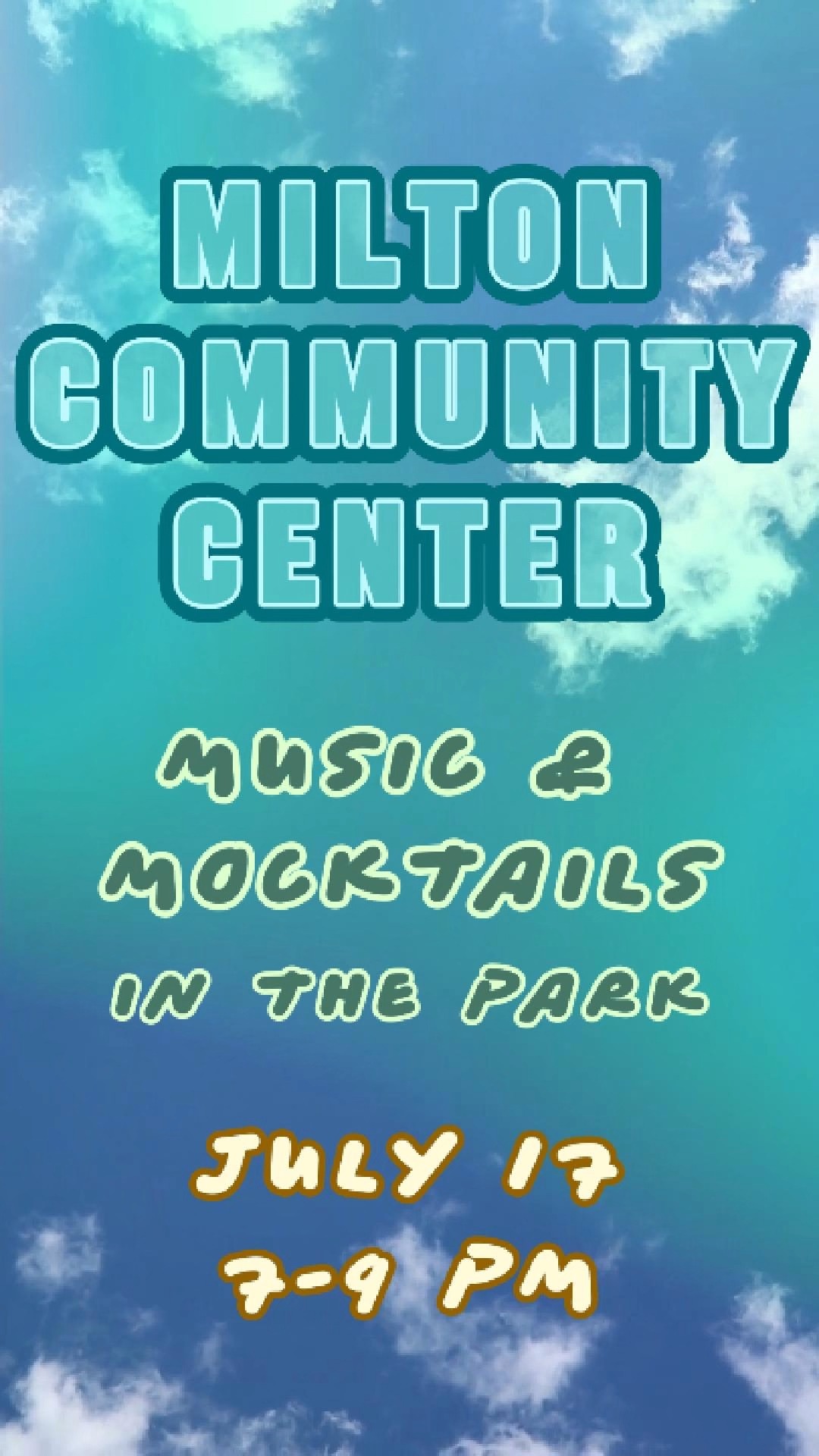 🎶 Join us for Music & Mocktails in the Park TONIGHT! 🍹🌳
Spend your evening enjoying live music by Josie Castillo from 7–9 PM at the Lincoln Park Gazebo in Milton. Sip on delicious $3 mocktails, relax with friends and family, and enjoy a great night in the park.
📍 Lincoln Park Gazebo, Milton
🕖 TODAY, July 17 | 7–9 PM
Bring a lawn chair or blanket—we'll see you there!
#MusicAndMocktails #MiltonPA #LiveMusic #SummerNights #SupportLocal #CommunityEvents #Mocktails