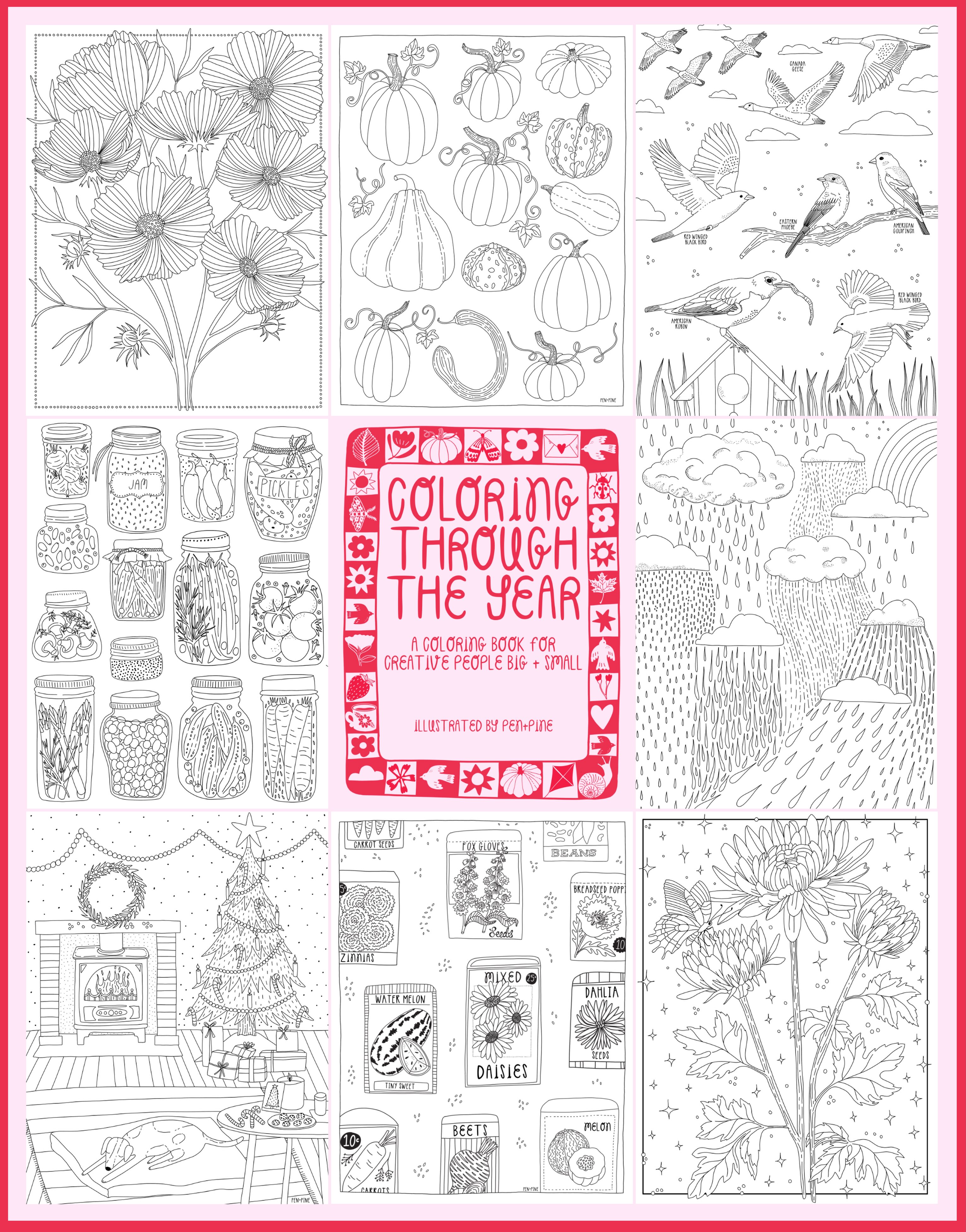 My new coloring book is now available in my online shop! Here’s a peek at some of the pages ❤️
.
.
.
#coloringbook #coloring #color