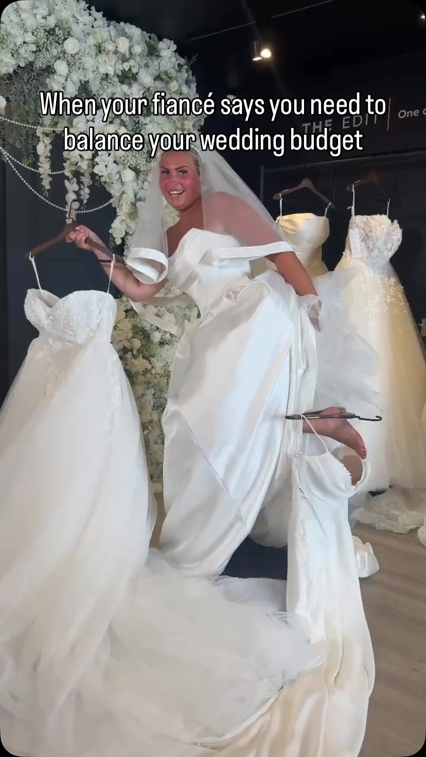 When your fiancé says, “We need to stick to the budget...” 🤍
Then you put that dress on.
The one that feels luxurious.
The one that looks far more expensive than it is.
The one that makes you feel like the very best version of yourself.
Because finding your dream dress isn’t about spending a fortune. It’s about finding a gown that gives you that incredible feeling while still sitting comfortably within your budget. ✨
Beautiful. Timeless. Luxury without the luxury price tag.
Now that’s a wedding dress worth saying yes to. 🤍
#WeddingDressShopping #SayYesToTheDress #BrideToBe #WeddingBellesLove