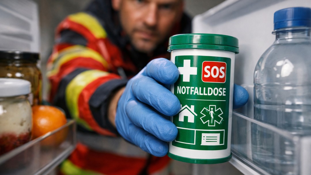 Die Notfalldose im Kühlschrank kann im Ernstfall Leben retten. 🧊🆘 In unserem neuen Blogpost erklären wir, wie dieser kleine Behälter alle wichtigen Infos bündelt — Medikamente, Allergien, Notfallkontakte — und warum sie in jeden Haushalt gehören sollte. Link in Bio #Notfalldose #Notfallvorsorge #Sicherheit #Gesundheit #Rettungsdienst