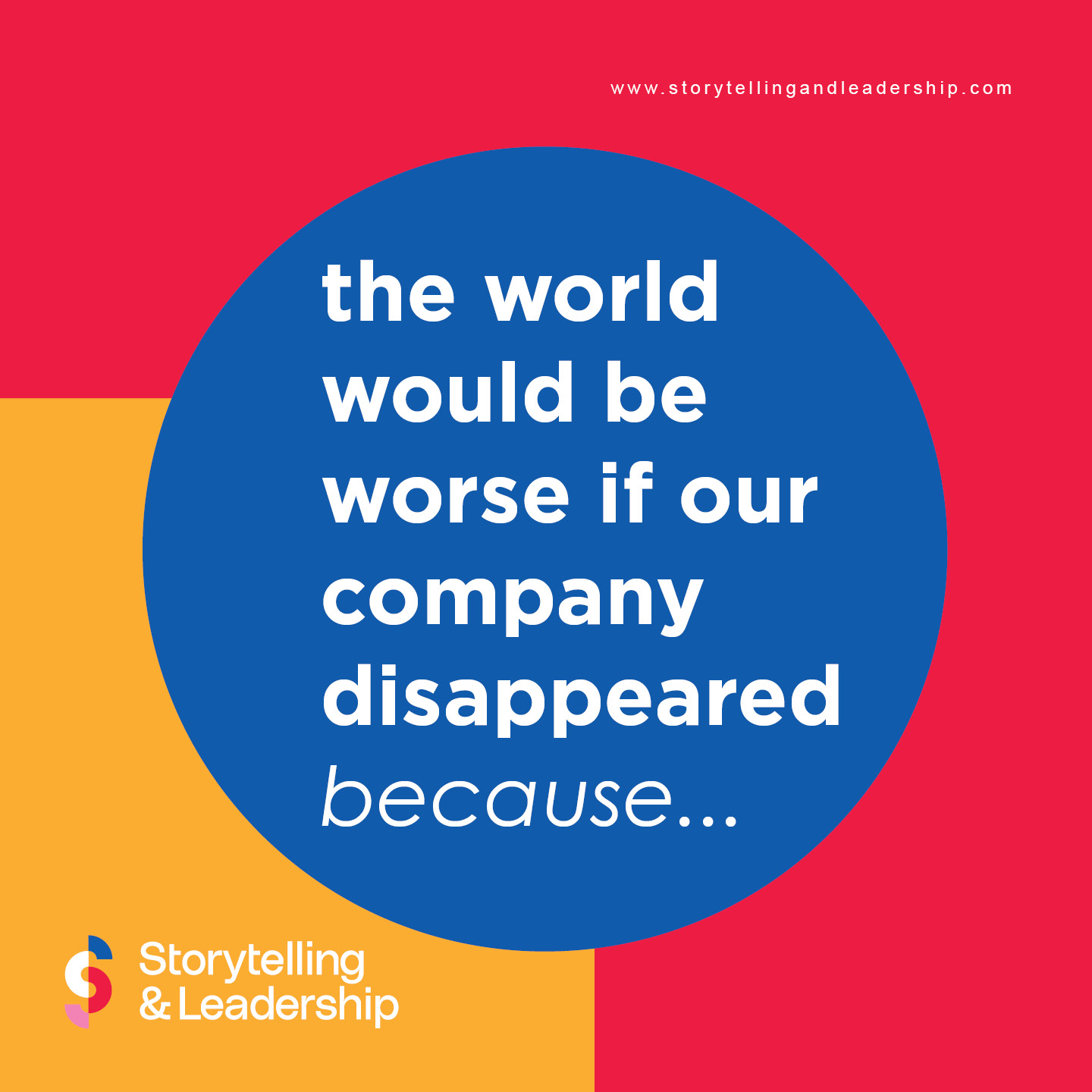 Finish this sentence. One sentence only.
"The world would be worse if our company disappeared becauseā¦"
No corporate language. No polished mission statement. Just the truth.
Complete the sentence in the comments.
.
.
.
#businessstorytelling #leadershipskills #brandpurpose #businessstorytelling #purposedriven #communication #clarity