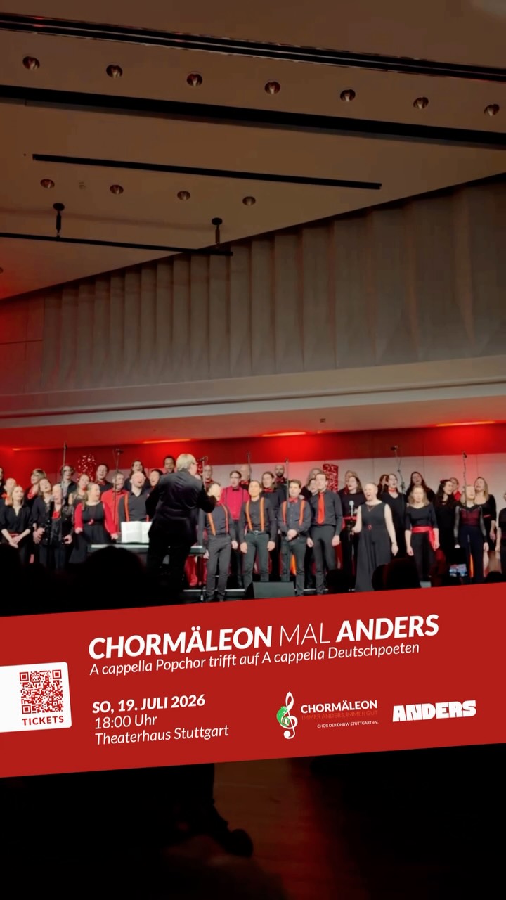 Aahh Sonntag ist es soweit! 🤩 gemeinsam mit @andersaccapella😍🪩
🗓 Wann: 19. Juli | Konzertbeginn: 18:00
📍 Wo: Theaterhaus Stuttgart
🎟 Tickets: Link in der Bio!
ℹ️ Tragt beim Bestellvorgang unter FIRMA
das Codewort CHORMÄLEON ein 🫶🏼
⚽️ Mit anschließendem Public Viewing des WM-Finalspiels
@stuttgarterchortage Wir freuen uns!! 😍🫶🏼
Außerdem könnt ihr bei den Stuttgarter Chortagen folgende Chöre und Ensembles live erleben:
@vokalwerk_stuttgart_ev & @cuartetorotterdam mit @inesjulialex und Marc Hohnhaus
@orsonauten & @stuttgart_vokal & @kmgv1842 & Frauenkammerchor BonnSonata & @scholacantorumleipzig
Unterstufenchor und Projektband des Mädchengymnasiums St. Agnes Stuttgart
@chorartstuttgart & @youngharmony.chor & @vokaltotal0711
@kolping_chor_stuttgart
GWRS Ostheim
Eberhard-Ludwigs-Gymnasiums Stuttgart
International Choir of Stuttgart e. V. & @fabian_brandt_vocals
@tonic.chor & @liederkranzbotnang1860 & @unerhoerte.tonartisten & @kesselkehlchen & @ennea_vocalensemble
@singakademiestuttgart & Johannes Held & Olga Wien &
#chorstuttgart #0711 #chormusik #singenmachtglücklich chorliebe @s_chorverband
